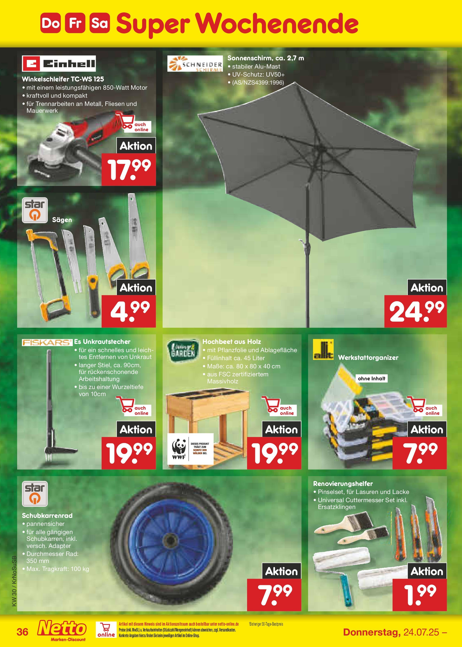 Netto Marken-Discount prospekt Duisburg	 (ab 21.07.2025) » Angebote | Seite: 58 | Produkte: Hochbeet, Adapter