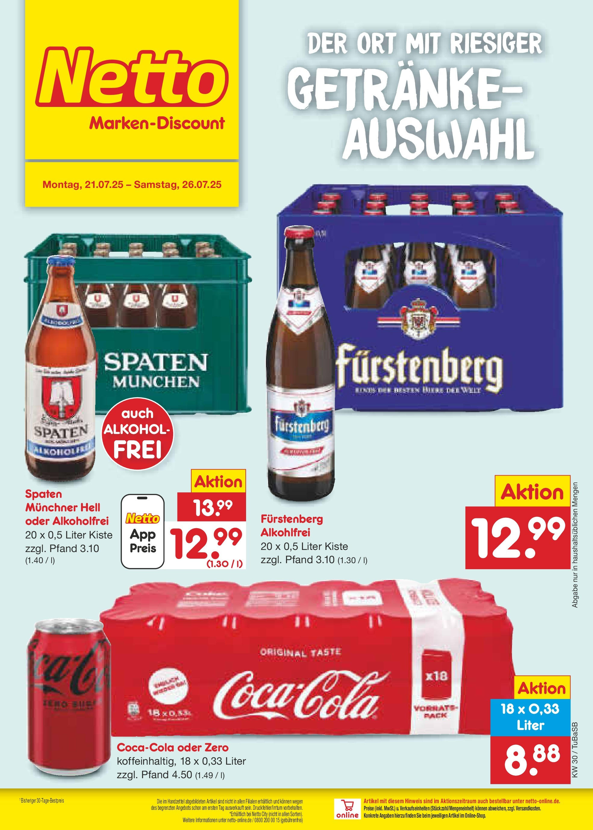 Netto Marken-Discount prospekt Lahr-Langenwinkel (ab 21.07.2025) » Angebote | Seite: 30 Netto Marken-Discount prospekt Lahr-Langenwinkel (ab 21.07.2025) » Angebote | Seite: 30