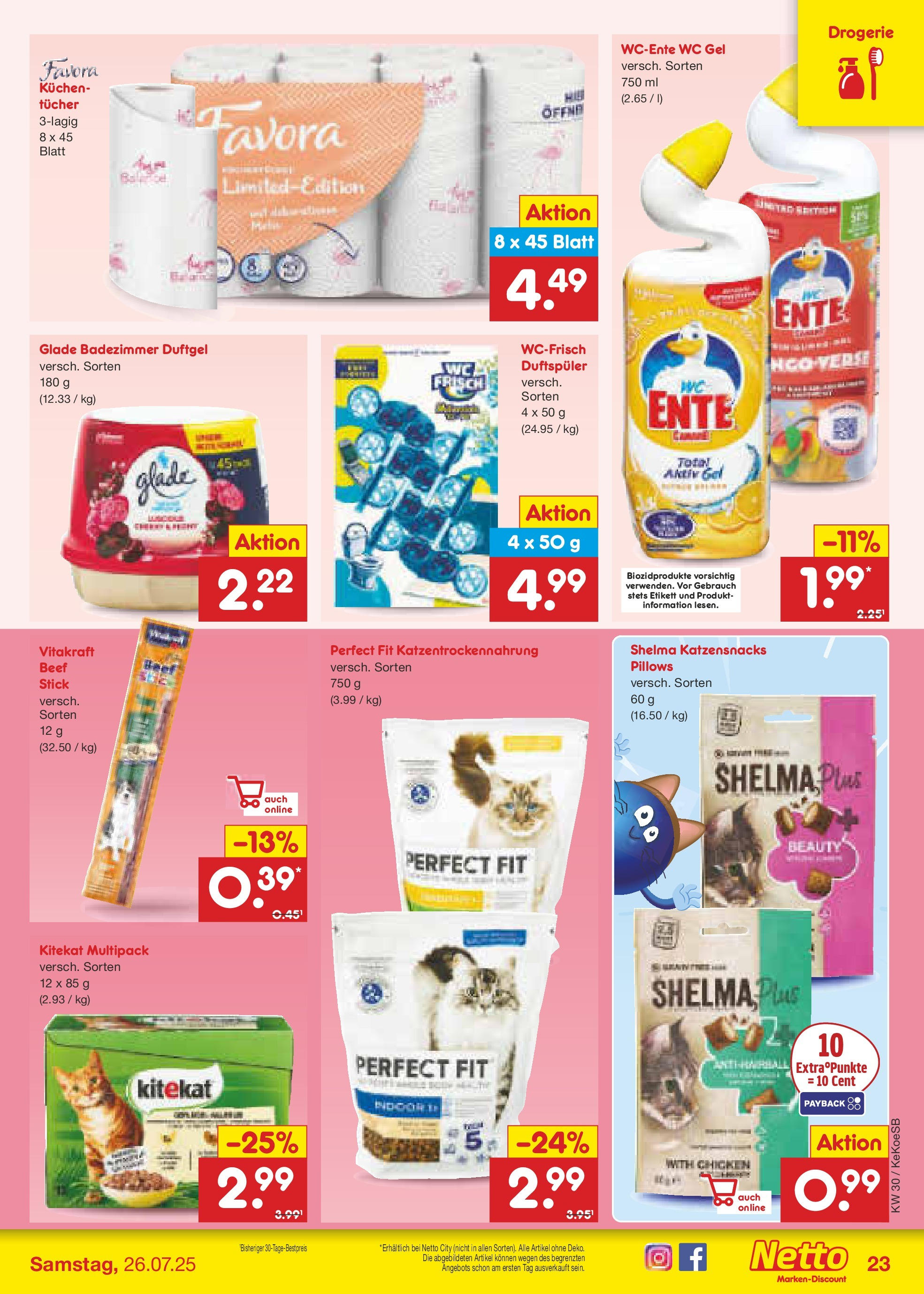 Netto Marken-Discount prospekt Köln	 (ab 21.07.2025) » Angebote | Seite: 37 | Produkte: Kuchen, Ente