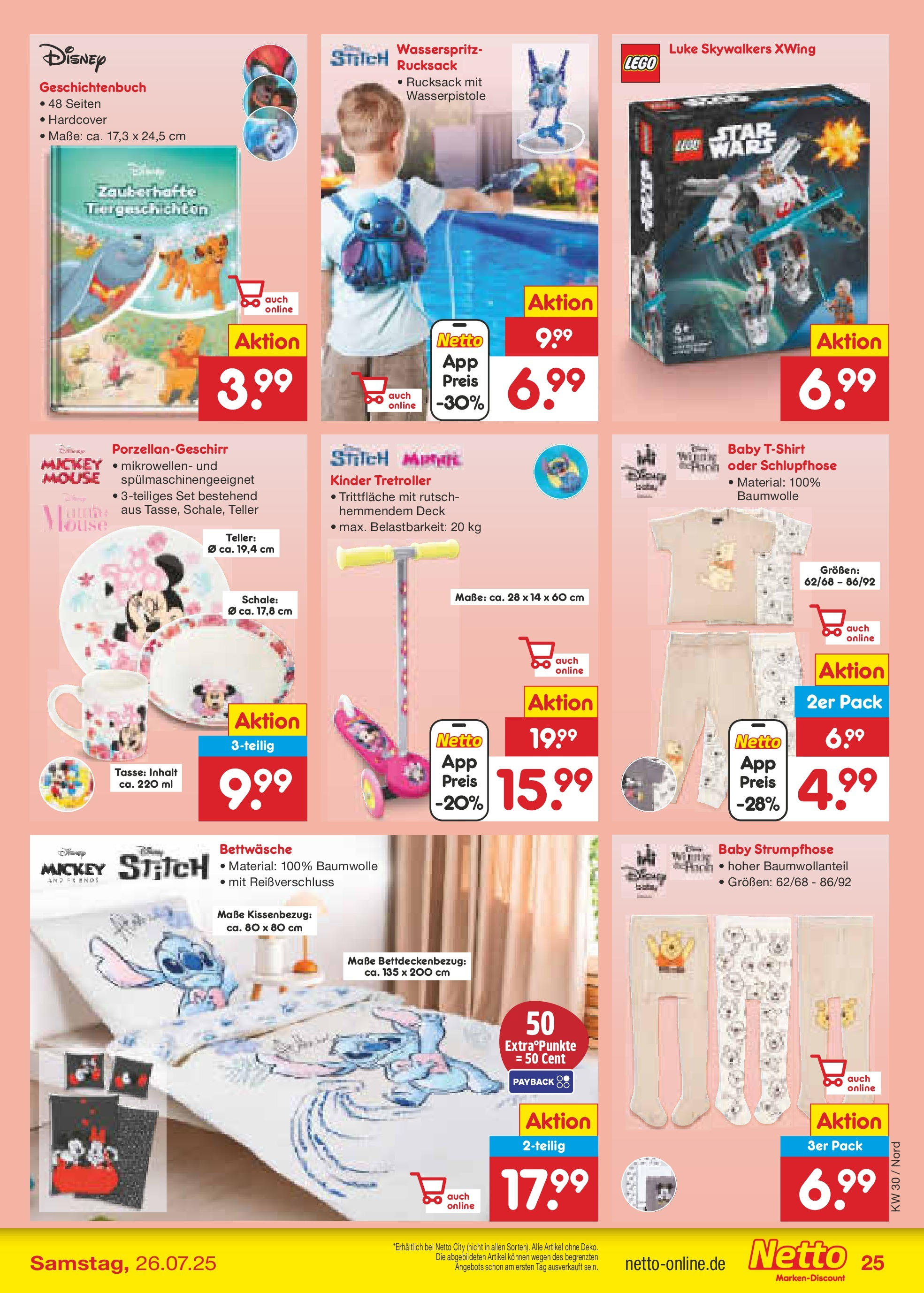 Netto Marken-Discount prospekt Osterode (ab 21.07.2025) » Angebote | Seite: 41 | Produkte: Bettwäsche, Rucksack, Strumpfhose Netto Marken-Discount prospekt Osterode (ab 21.07.2025) » Angebote | Seite: 41 | Produkte: Bettwäsche, Rucksack, Strumpfhose