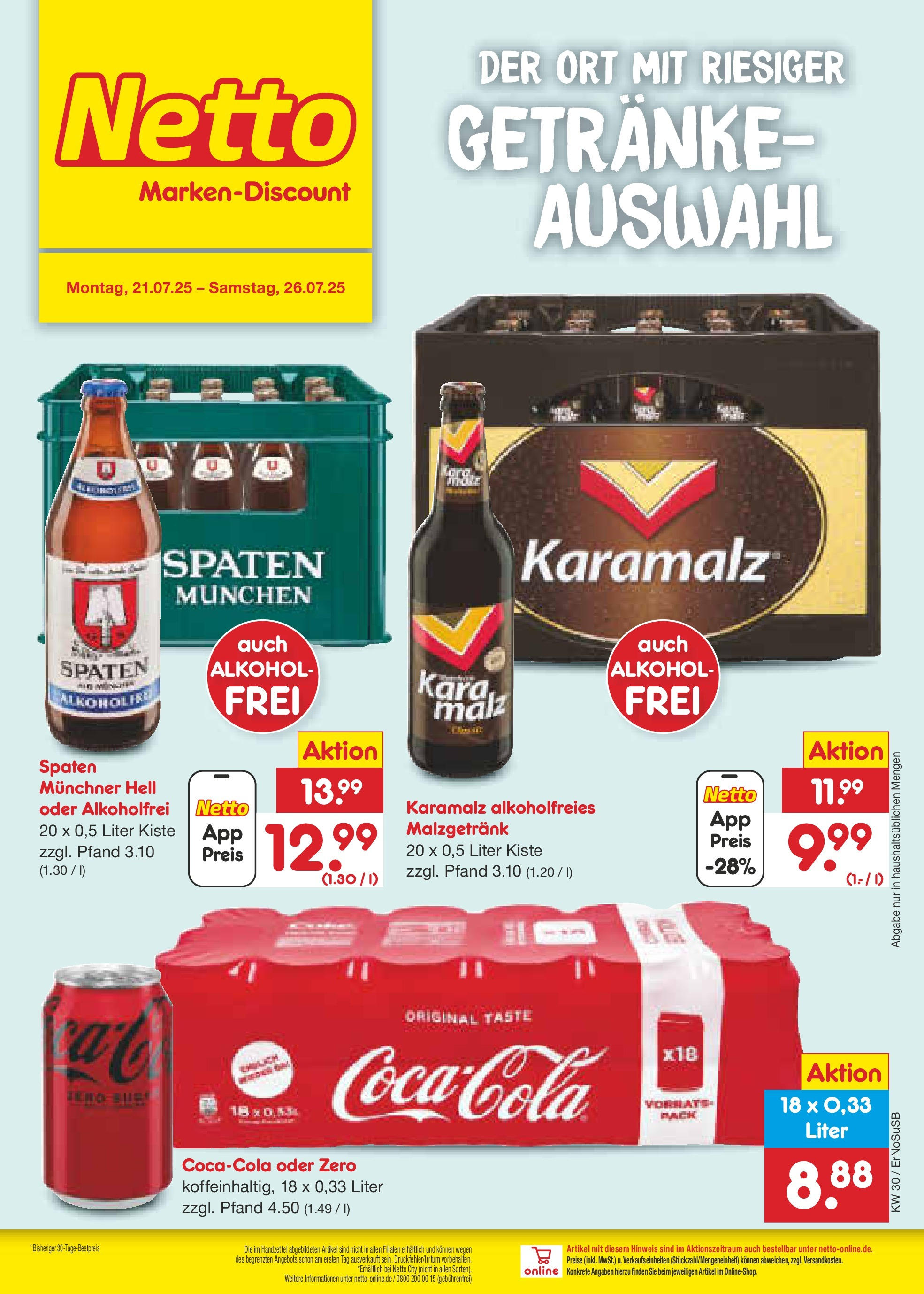 Netto Marken-Discount prospekt Erfurt (ab 21.07.2025) » Angebote | Seite: 30 Netto Marken-Discount prospekt Erfurt (ab 21.07.2025) » Angebote | Seite: 30