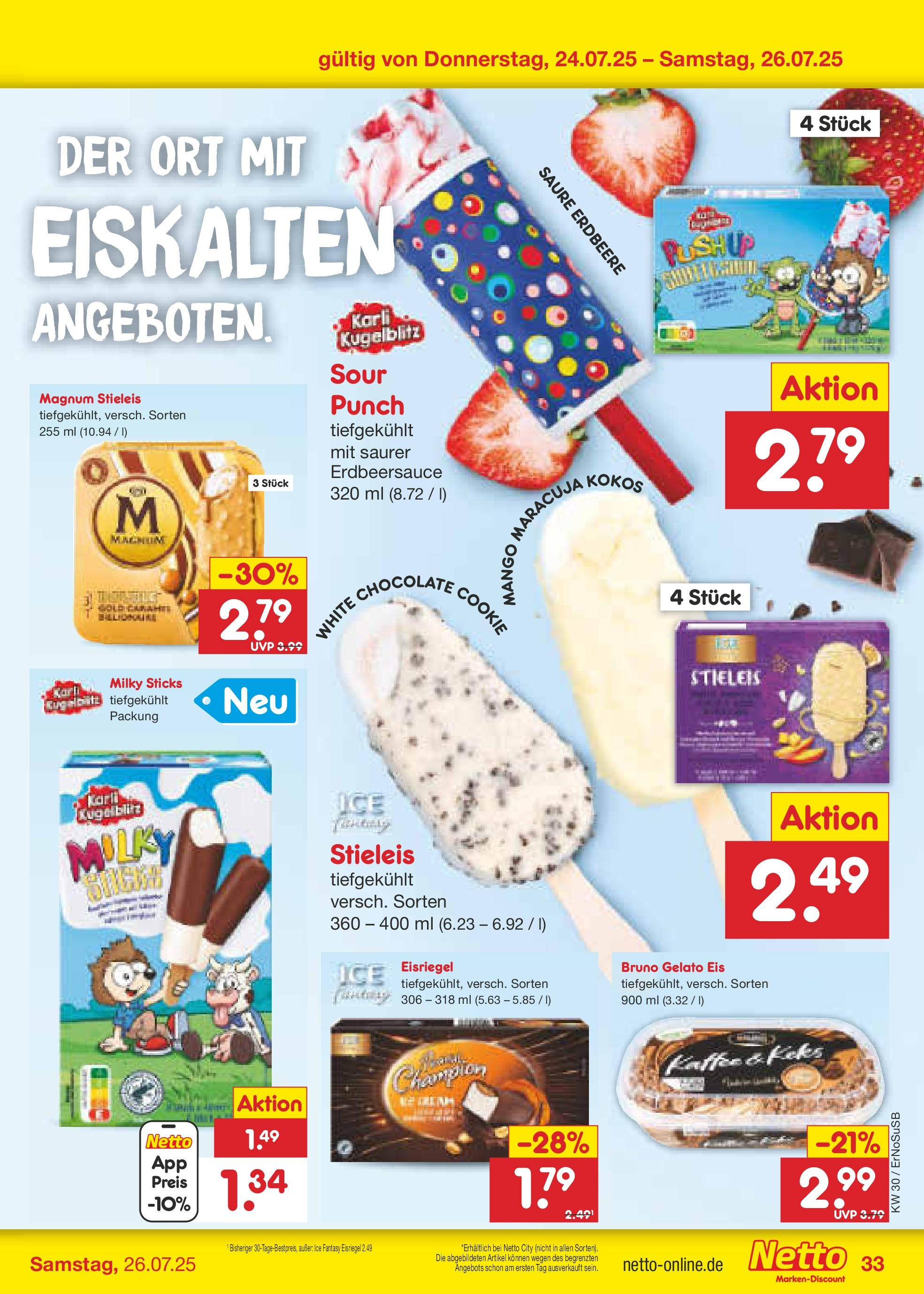 Netto Marken-Discount prospekt Erfurt (ab 21.07.2025) » Angebote | Seite: 51 | Produkte: Kaffee, Mango, Eis Netto Marken-Discount prospekt Erfurt (ab 21.07.2025) » Angebote | Seite: 51 | Produkte: Kaffee, Mango, Eis