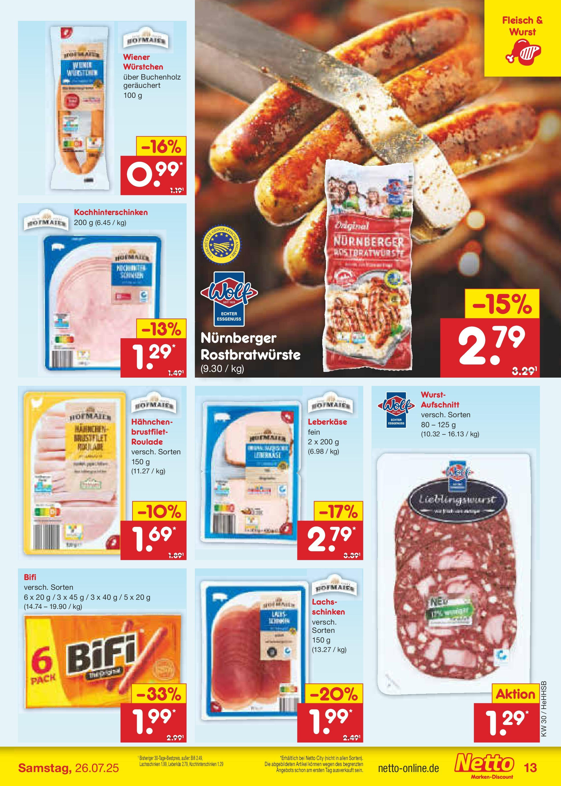 Netto Marken-Discount prospekt Hamburg (ab 21.07.2025) » Angebote | Seite: 17 | Produkte: Lachs, Schinken, Fleisch, Leberkase Netto Marken-Discount prospekt Hamburg (ab 21.07.2025) » Angebote | Seite: 17 | Produkte: Lachs, Schinken, Fleisch, Leberkase
