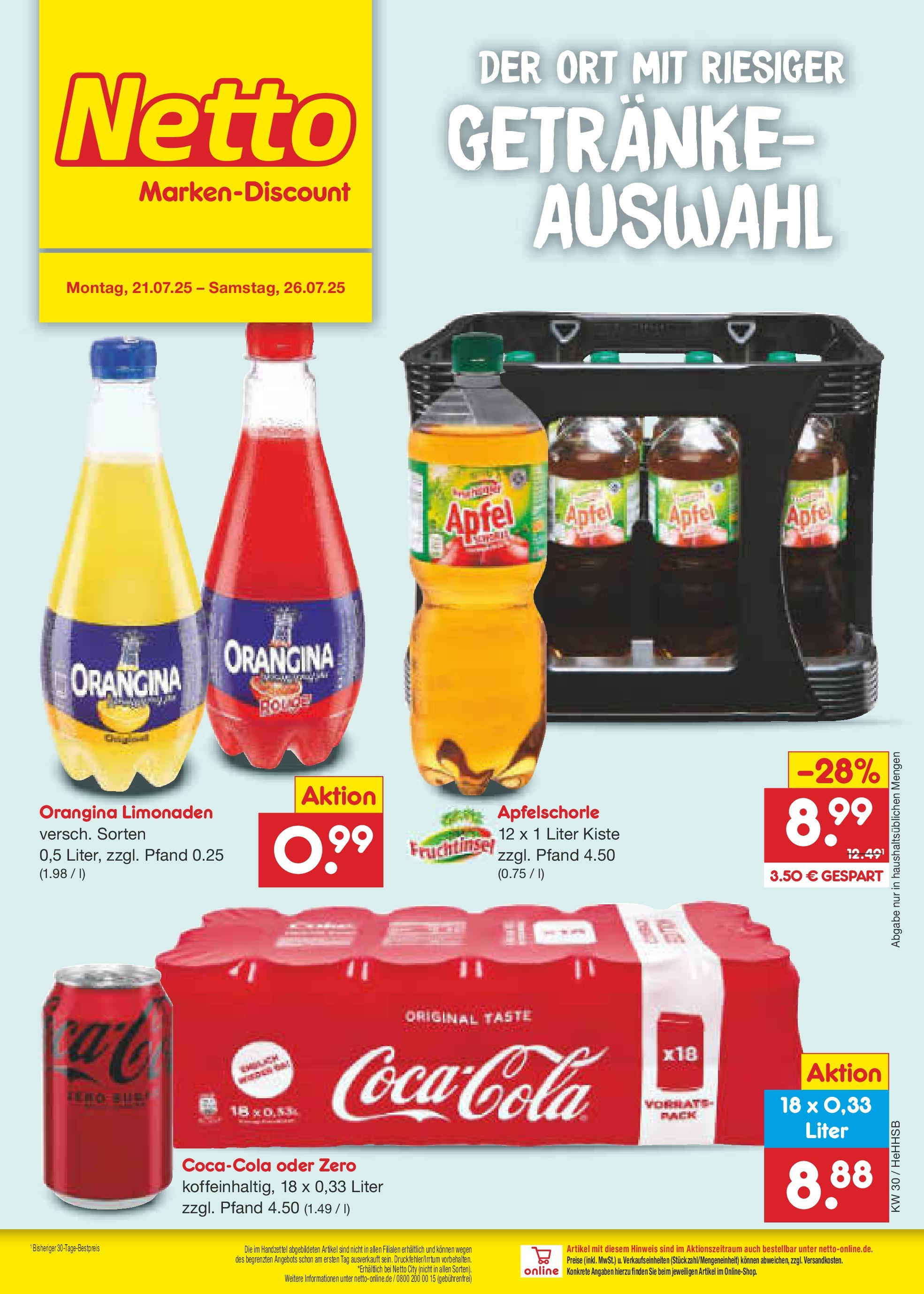 Netto Marken-Discount prospekt Hamburg (ab 21.07.2025) » Angebote | Seite: 30 | Produkte: Äpfel, Rouge Netto Marken-Discount prospekt Hamburg (ab 21.07.2025) » Angebote | Seite: 30 | Produkte: Äpfel, Rouge