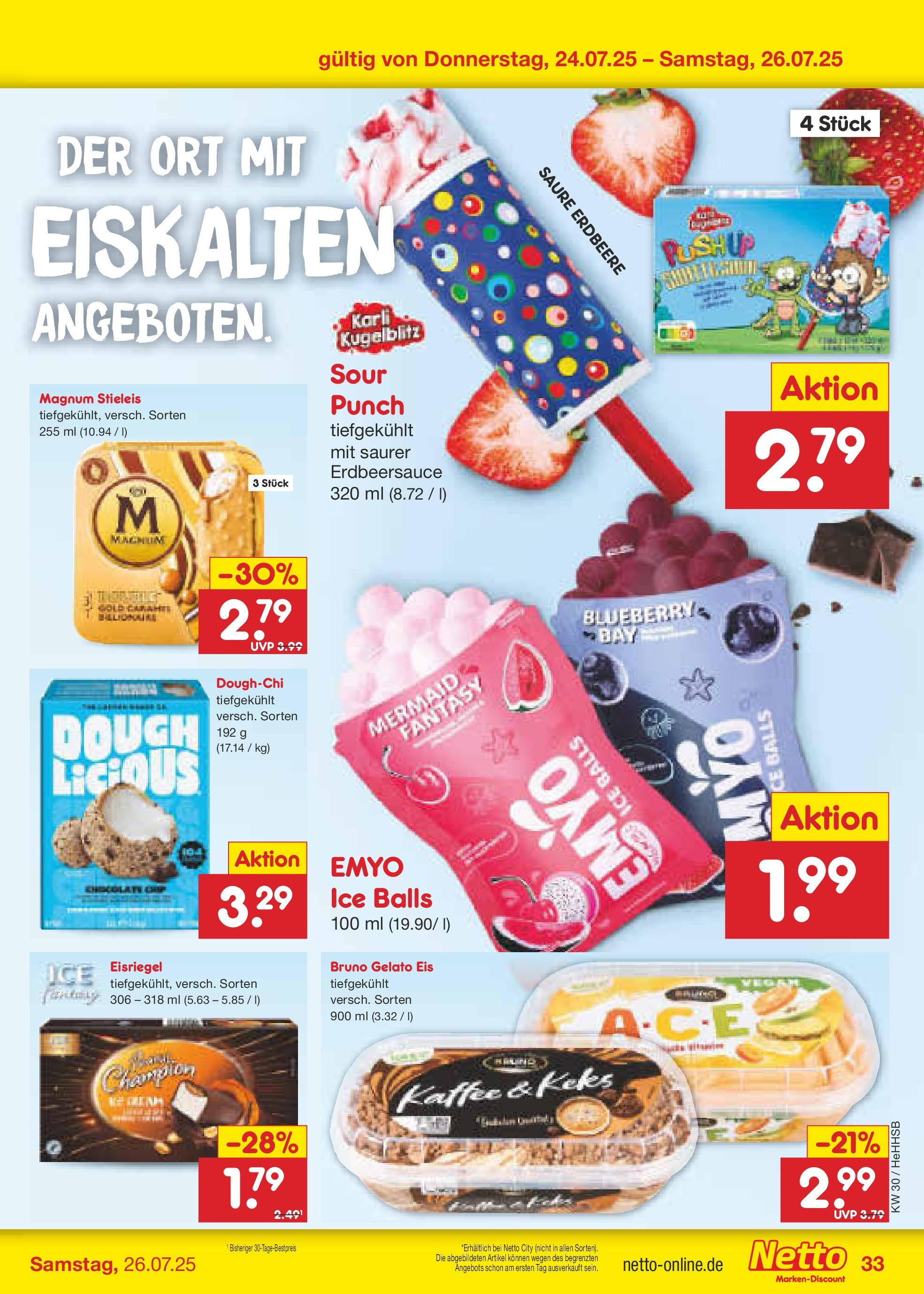 Netto Marken-Discount prospekt Hamburg (ab 21.07.2025) » Angebote | Seite: 51 | Produkte: Kaffee, Eis Netto Marken-Discount prospekt Hamburg (ab 21.07.2025) » Angebote | Seite: 51 | Produkte: Kaffee, Eis