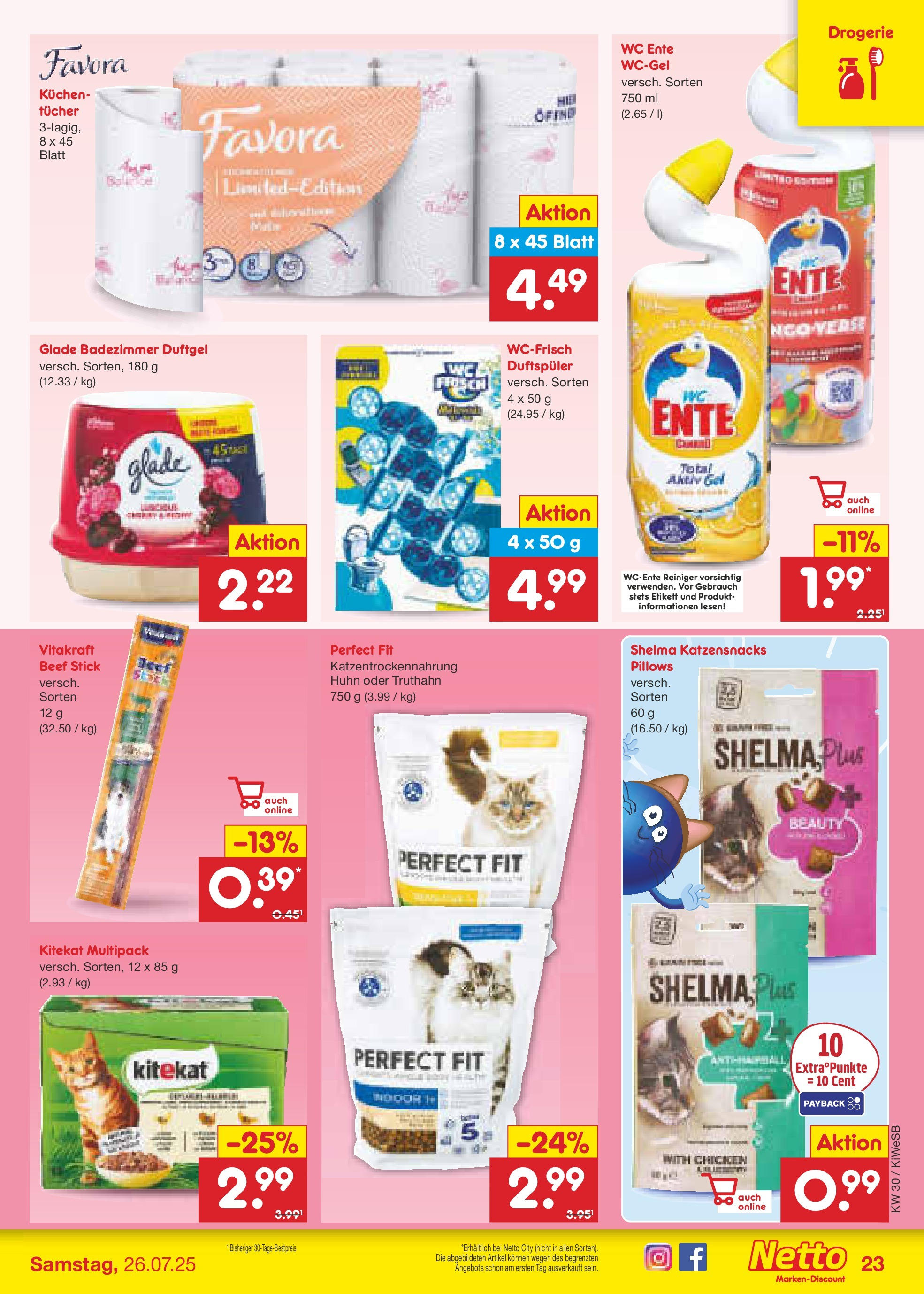 Netto Marken-Discount prospekt Bad Friedrichshall	 (ab 21.07.2025) » Angebote | Seite: 37 | Produkte: Kuchen, Ente