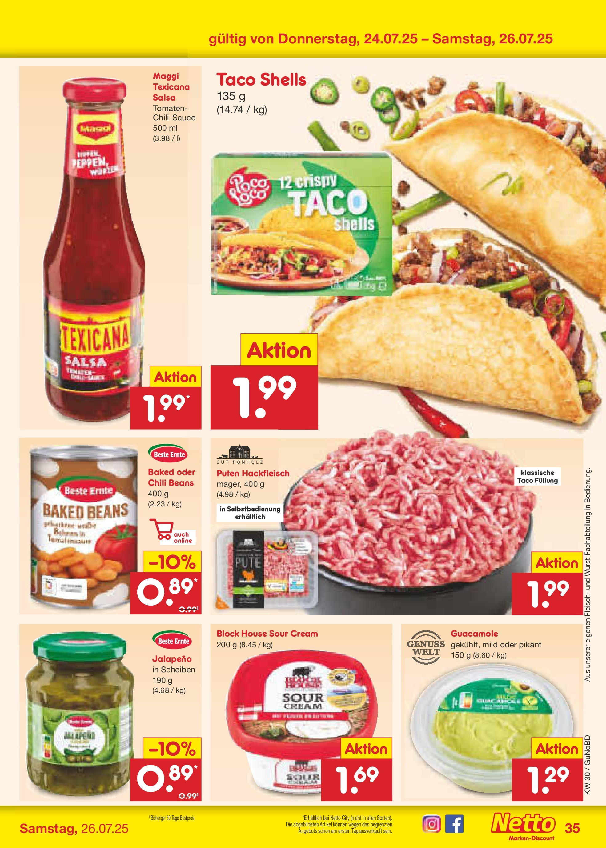 Netto Marken-Discount prospekt Augustusburg (ab 21.07.2025) » Angebote | Seite: 53 | Produkte: Tomaten, Chili, Fleisch, Hackfleisch Netto Marken-Discount prospekt Augustusburg (ab 21.07.2025) » Angebote | Seite: 53 | Produkte: Tomaten, Chili, Fleisch, Hackfleisch