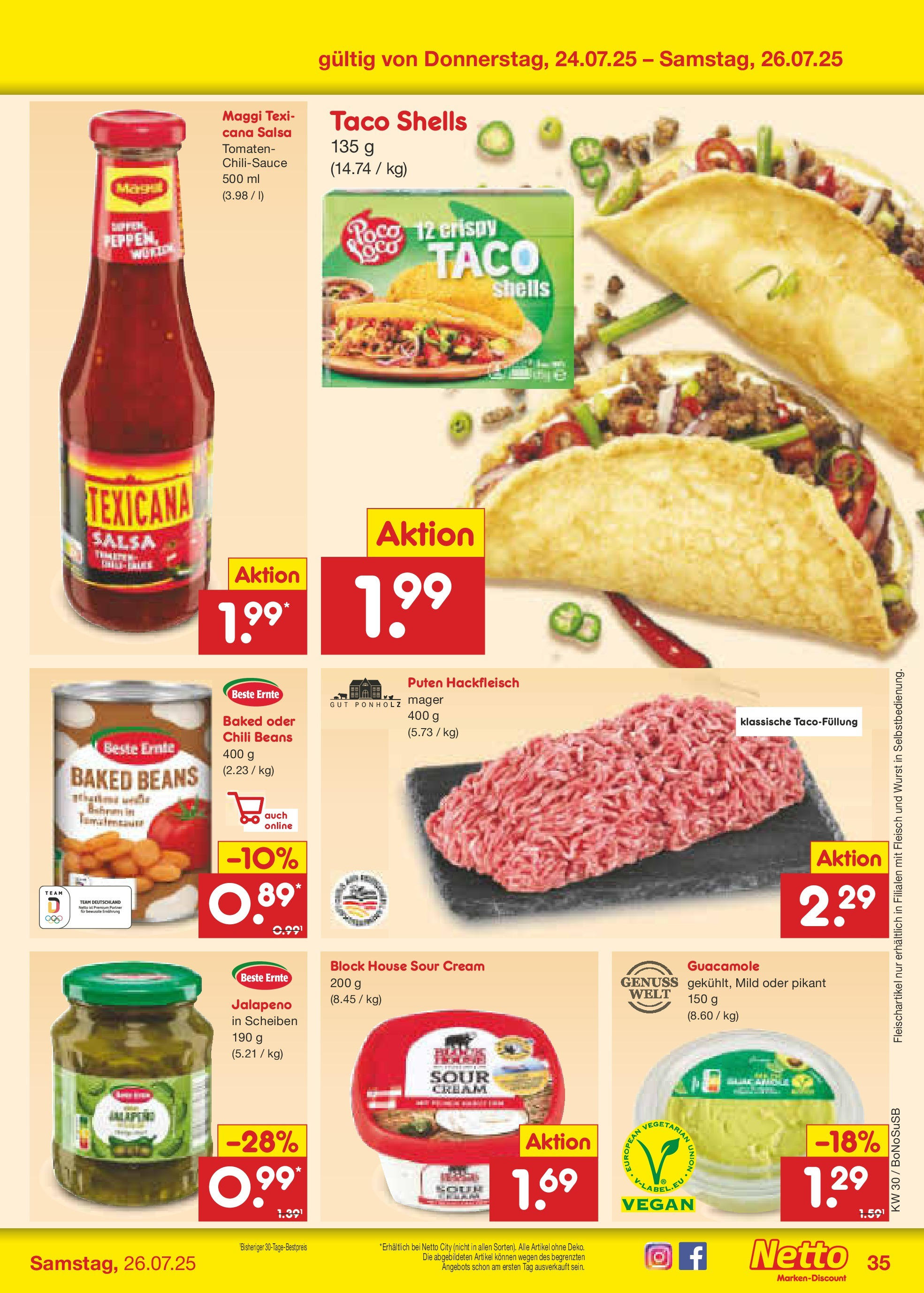 Netto Marken-Discount prospekt Stadtlohn (ab 21.07.2025) » Angebote | Seite: 53 | Produkte: Maggi, Wurst, Chili, Hackfleisch Netto Marken-Discount prospekt Stadtlohn (ab 21.07.2025) » Angebote | Seite: 53 | Produkte: Maggi, Wurst, Chili, Hackfleisch