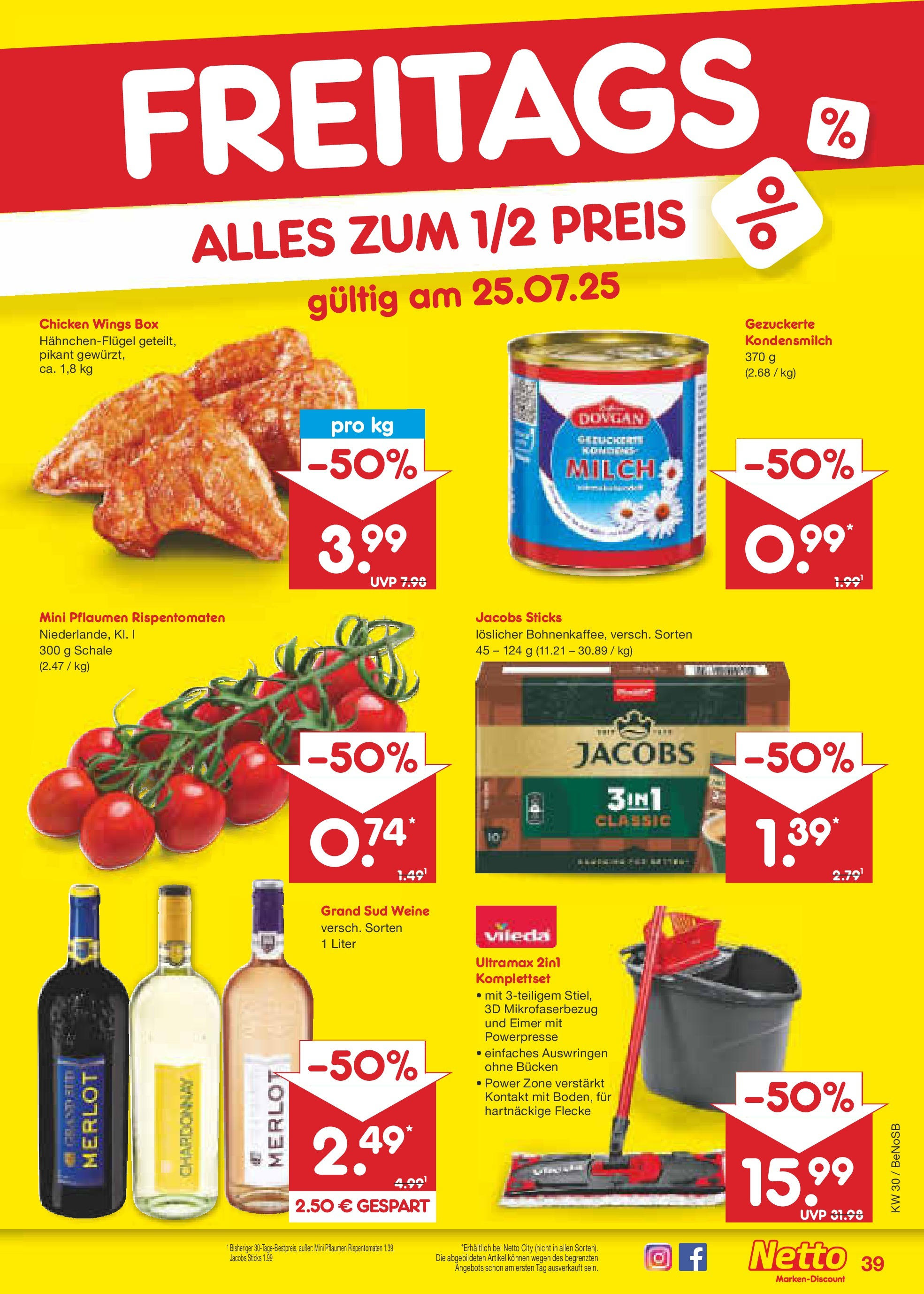 Netto Marken-Discount prospekt Bergen Auf Rügen (ab 21.07.2025) » Angebote | Seite: 63 | Produkte: Pflaumen, Milch, Merlot, Box Netto Marken-Discount prospekt Bergen Auf Rügen (ab 21.07.2025) » Angebote | Seite: 63 | Produkte: Pflaumen, Milch, Merlot, Box