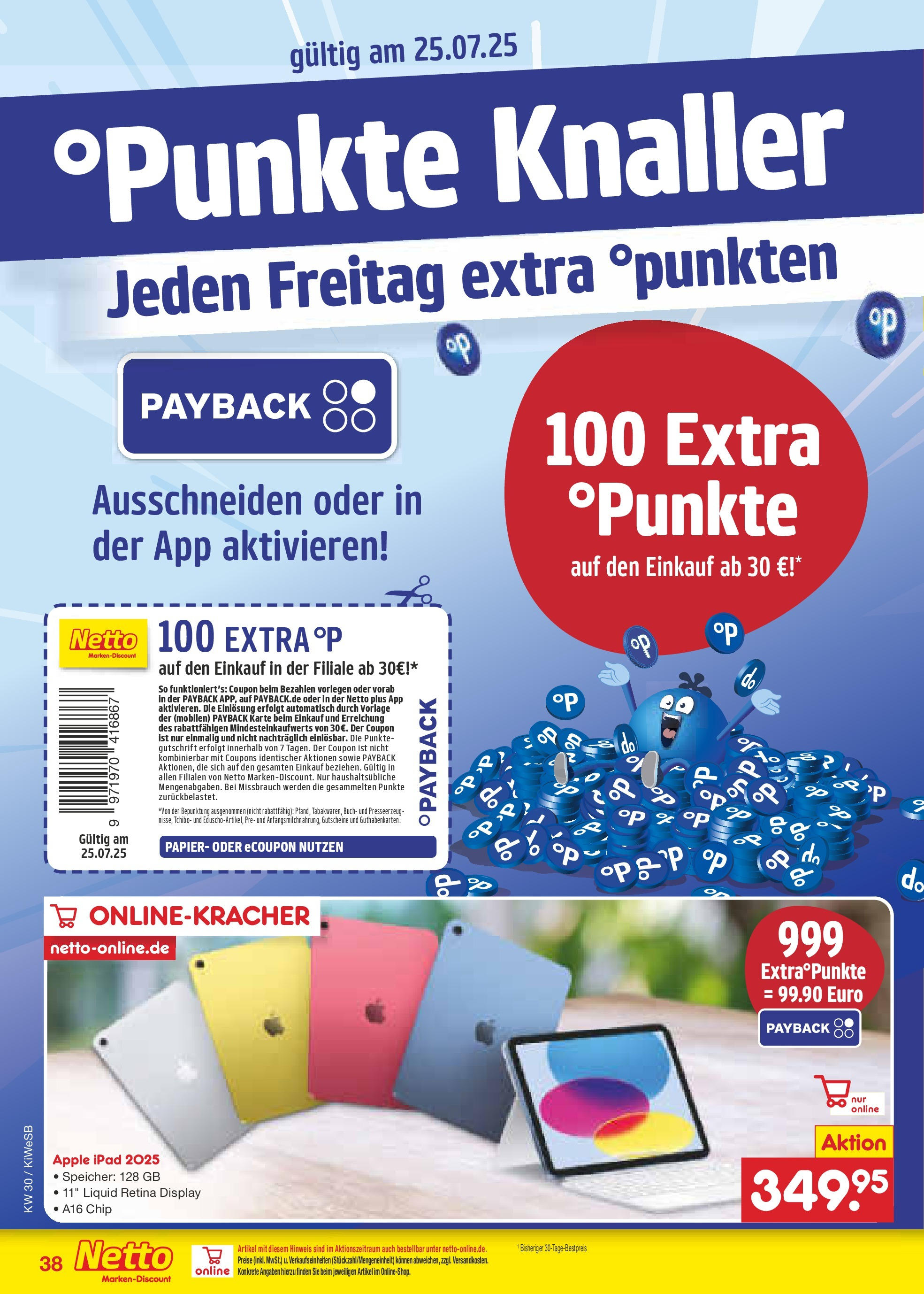 Netto Marken-Discount prospekt Bad Friedrichshall	 (ab 21.07.2025) » Angebote | Seite: 62 | Produkte: Ipad, Apple