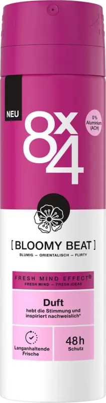 8x4 women Deospray Bloomy Beat