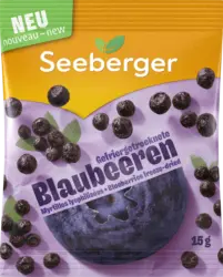 Seeberger Trockenfrüchte, Heidelbeeren gefriergetrocknet