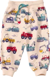 ALANA Jogginghose mit Baustellen-Muster, beige, Gr. 86