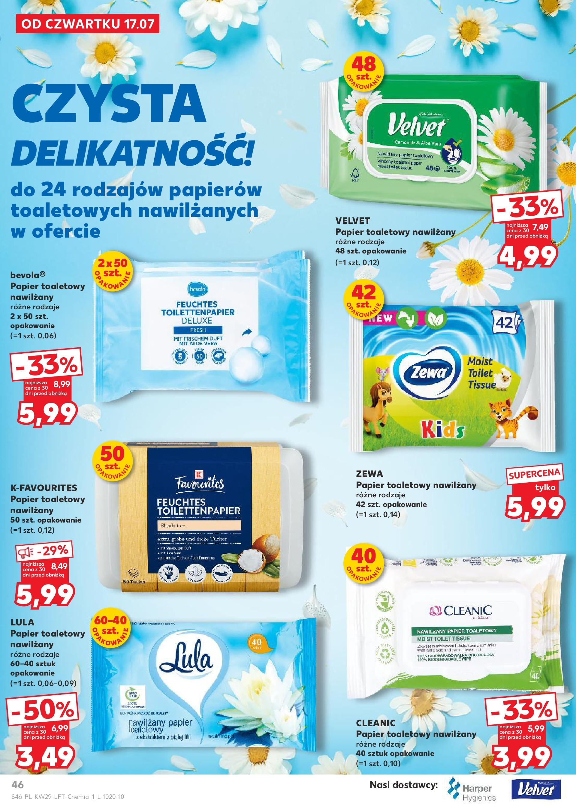 Kaufland gazetka od 17.07.2025 - od jutra PDF | Strona: 46 | Produkty: Papier toaletowy
