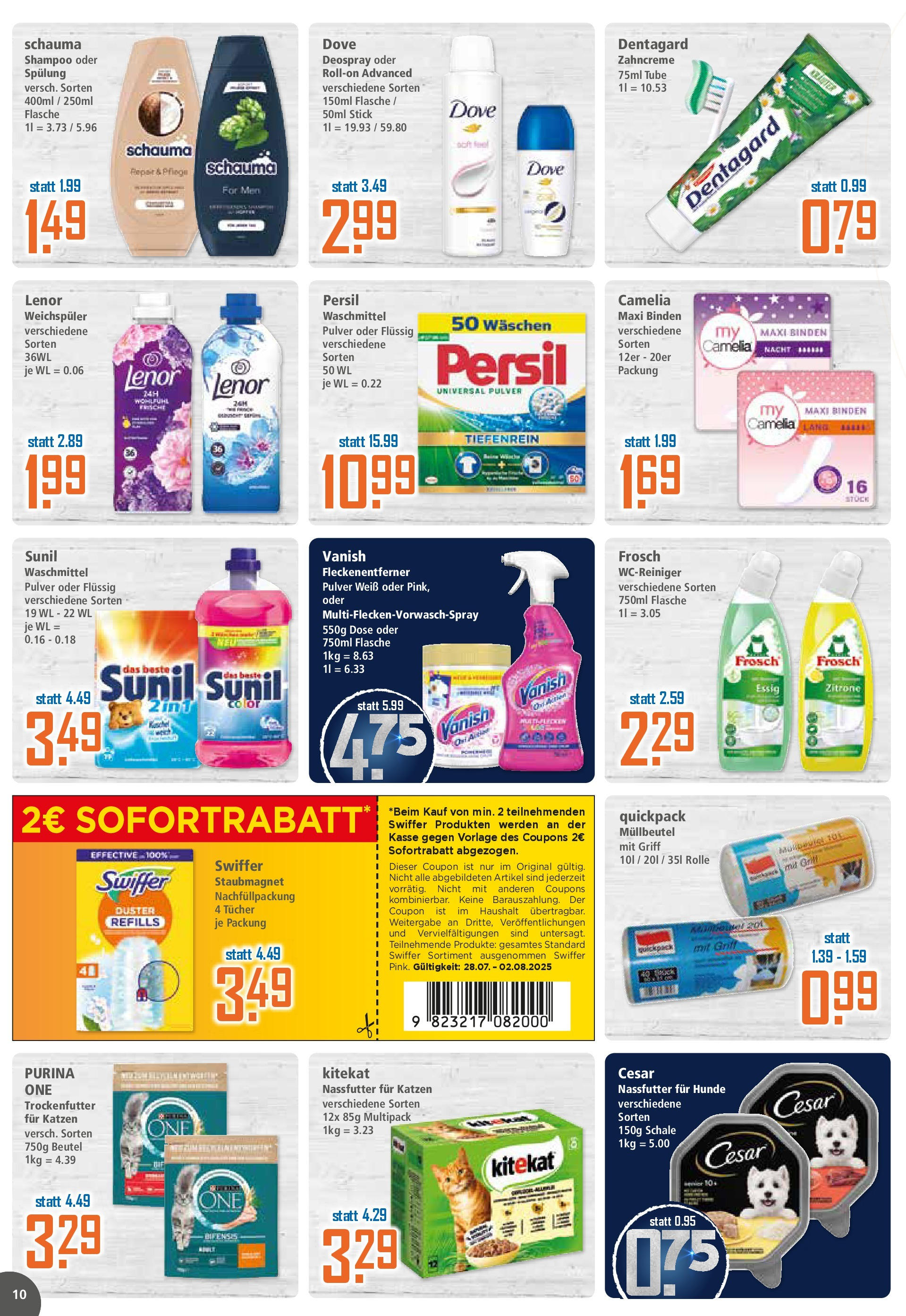 Klaas & Kock Prospekt (ab 28.07.2025) zum Blättern | Seite: 10 | Produkte: Spülung, Fleckenentferner, Zitrone, Persil Klaas & Kock Prospekt (ab 28.07.2025) zum Blättern | Seite: 10 | Produkte: Spülung, Fleckenentferner, Zitrone, Persil