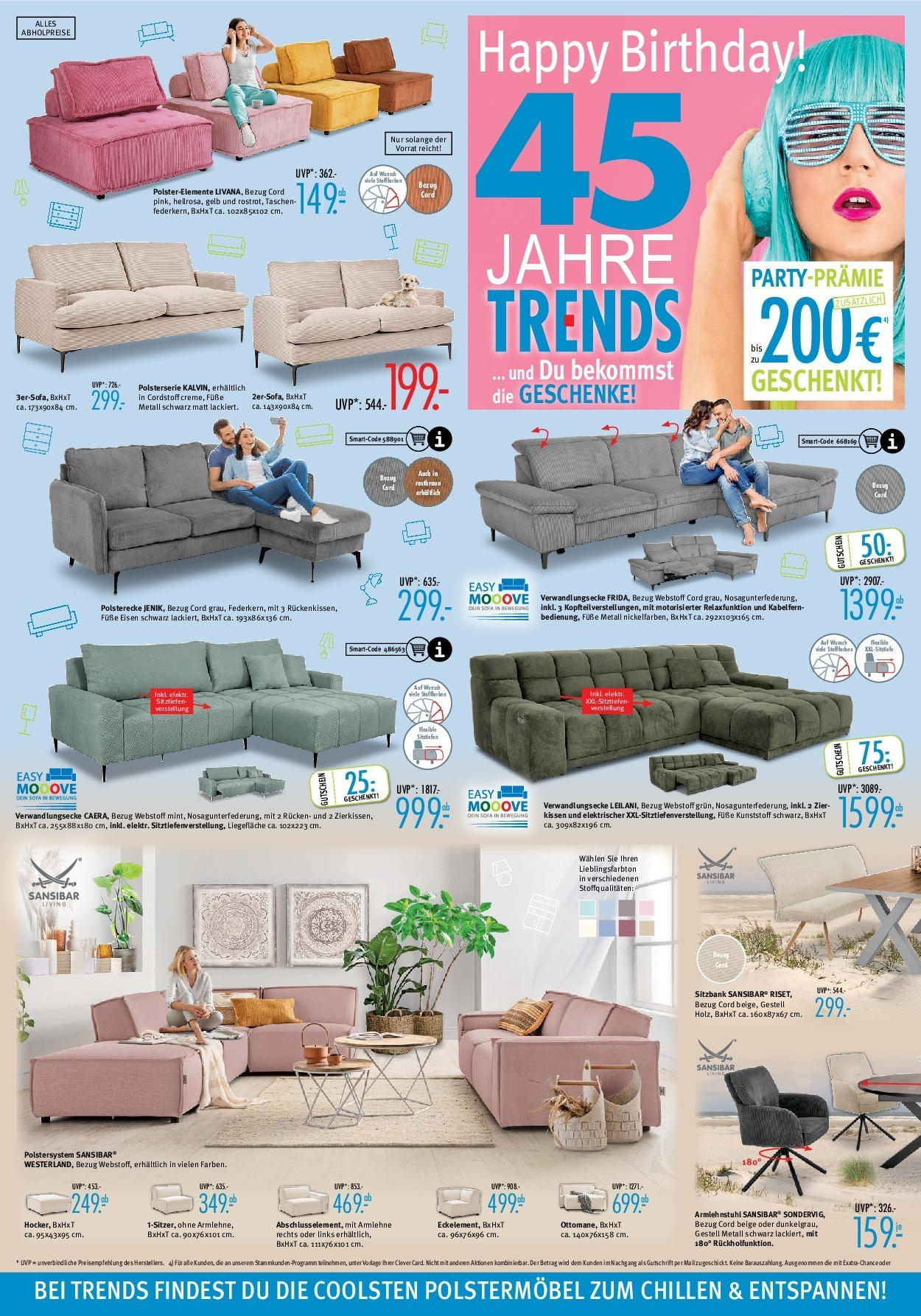 Trends Prospekt (ab 25.07.2025) zum Blättern | Seite: 2 | Produkte: Sitzbank, Kissen, Sofa Trends Prospekt (ab 25.07.2025) zum Blättern | Seite: 2 | Produkte: Sitzbank, Kissen, Sofa