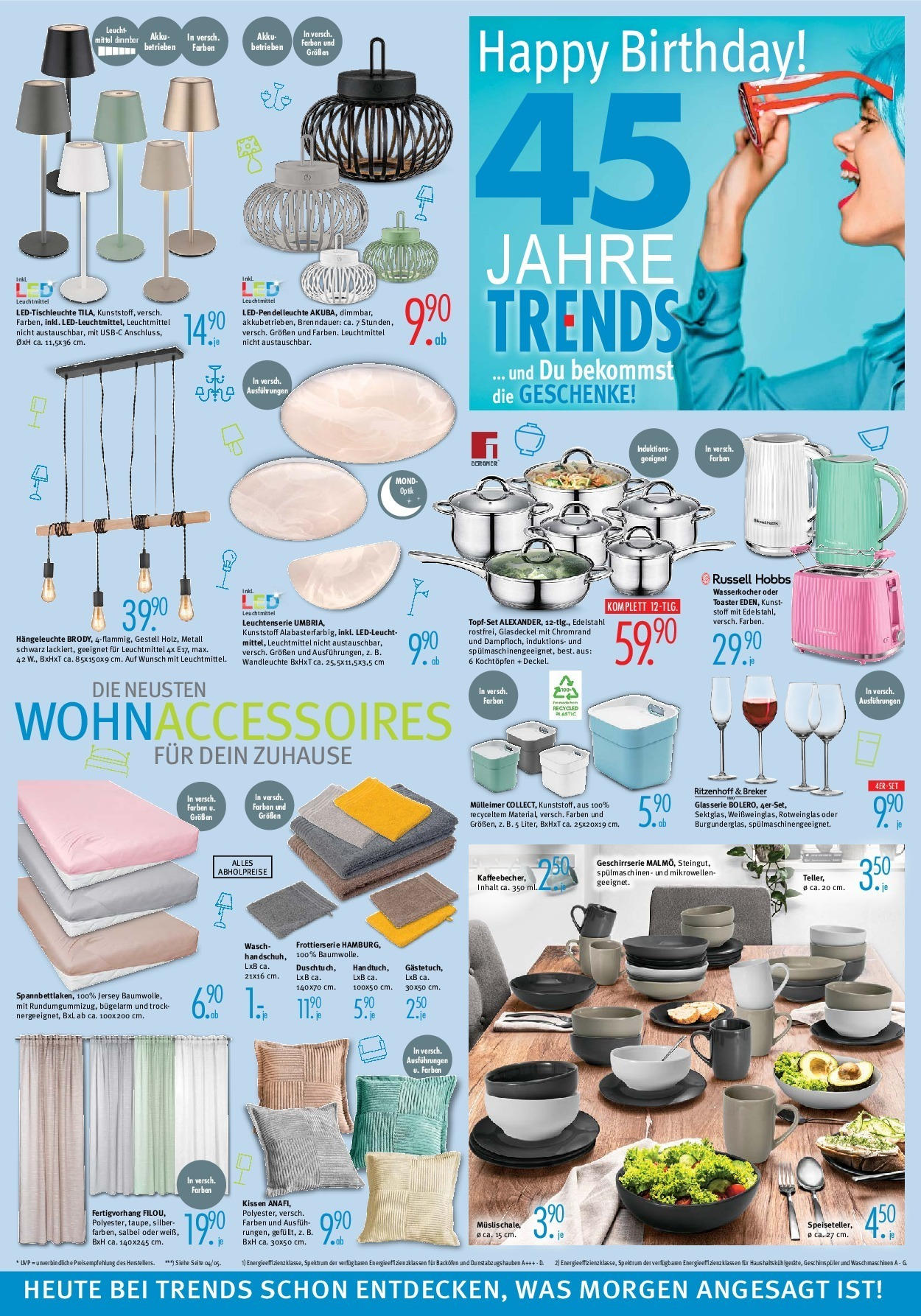 Trends Prospekt (ab 25.07.2025) zum Blättern | Seite: 6 | Produkte: Toaster, Kissen, Wandleuchte, Backofen Trends Prospekt (ab 25.07.2025) zum Blättern | Seite: 6 | Produkte: Toaster, Kissen, Wandleuchte, Backofen
