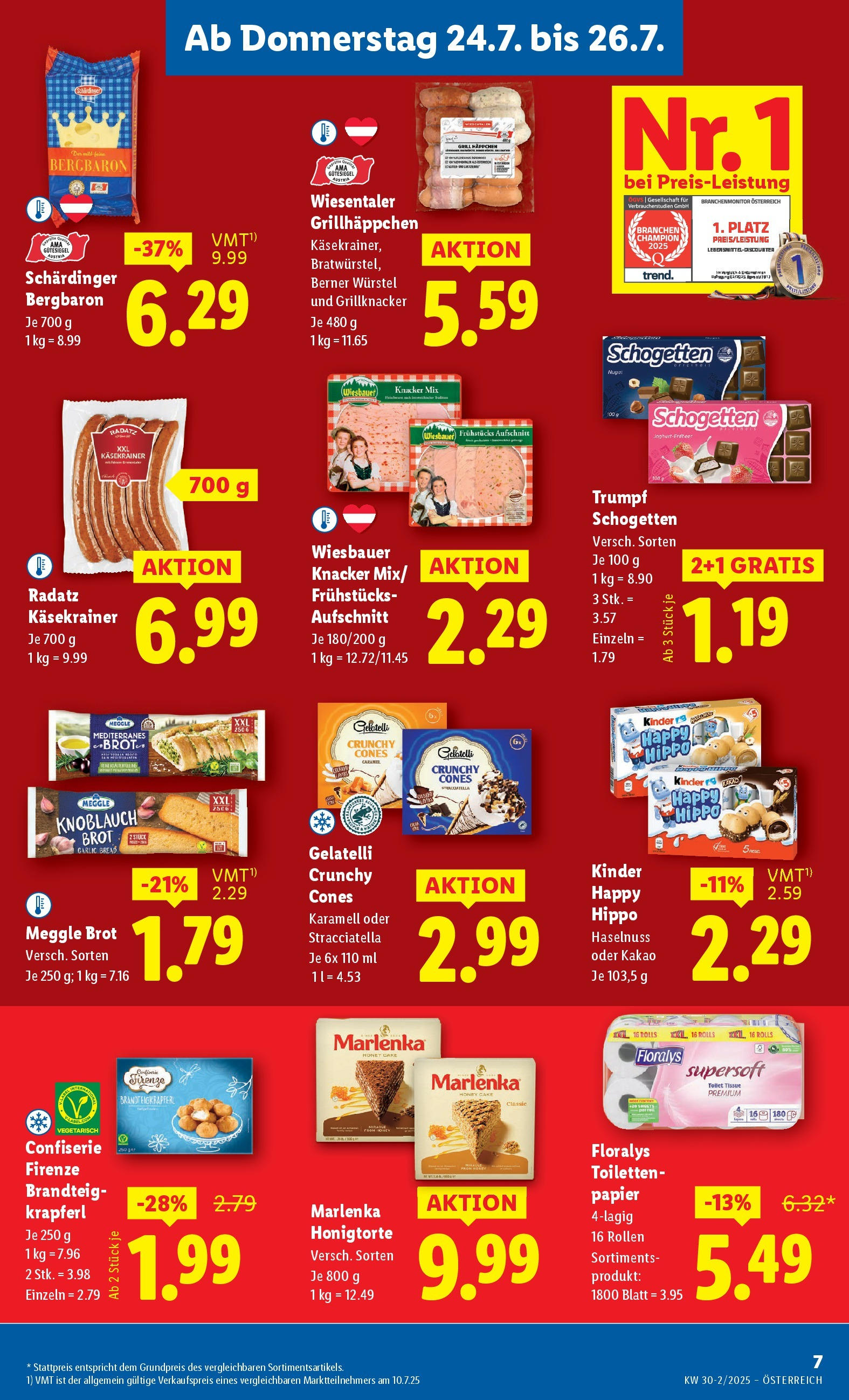 Lidl Flugblatt - Wien ab 24.07.2025 ✳️ Angebote ab donnerstag | Seite: 9 | Produkte: Knoblauch, Grill, Brot Lidl Flugblatt - Wien ab 24.07.2025 - Angebote ab donnerstag | Seite: 9 | Produkte: Knoblauch, Grill, Brot