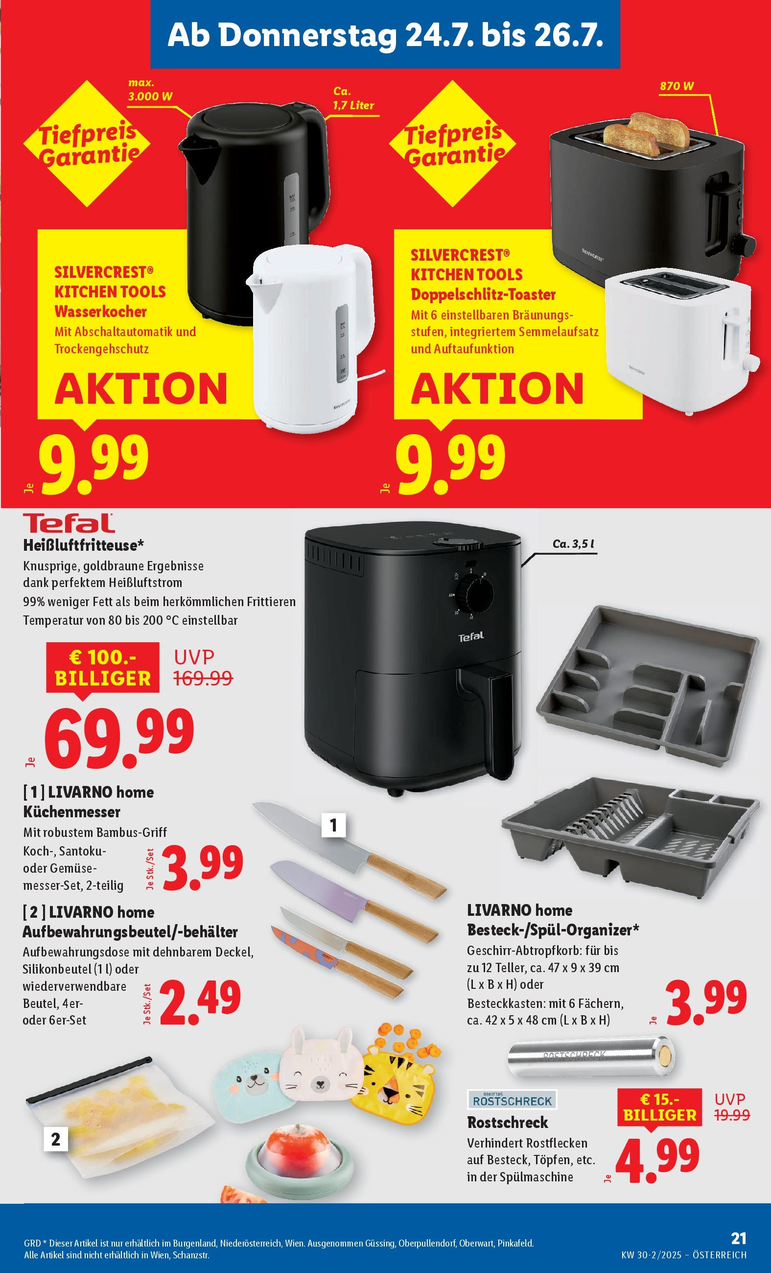 Lidl Flugblatt - Wien ab 24.07.2025 ✳️ Angebote ab donnerstag | Seite: 23 | Produkte: Gemüse, Wasserkocher Lidl Flugblatt - Wien ab 24.07.2025 - Angebote ab donnerstag | Seite: 23 | Produkte: Gemüse, Wasserkocher