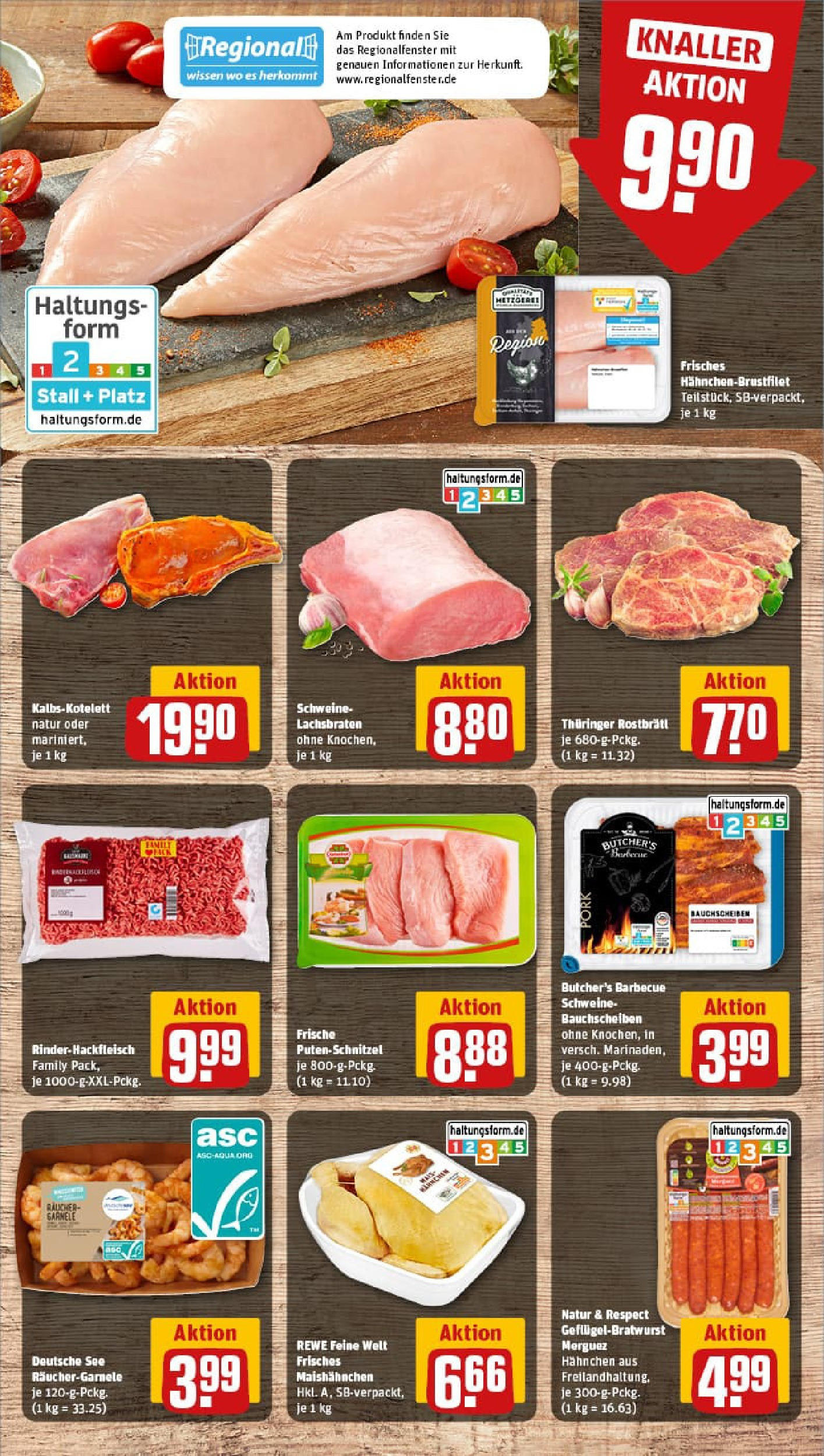 REWE Prospekt ab 20.07.2025 zum Blättern » Angebote | Seite: 8 | Produkte: Hahnchen, Schnitzel, Putenschnitzel