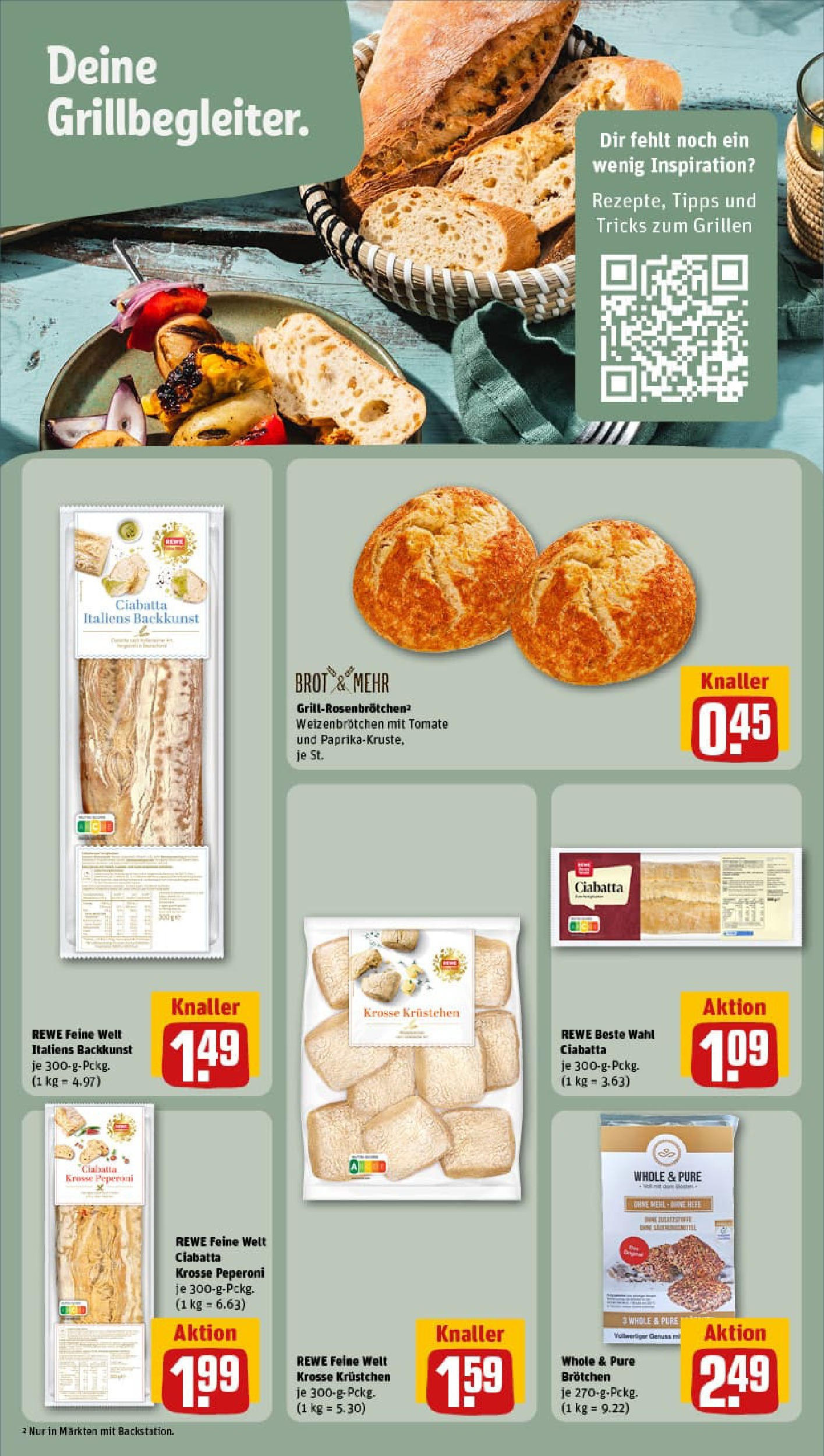 REWE Prospekt ab 20.07.2025 zum Blättern » Angebote | Seite: 13 | Produkte: Mehl, Brot