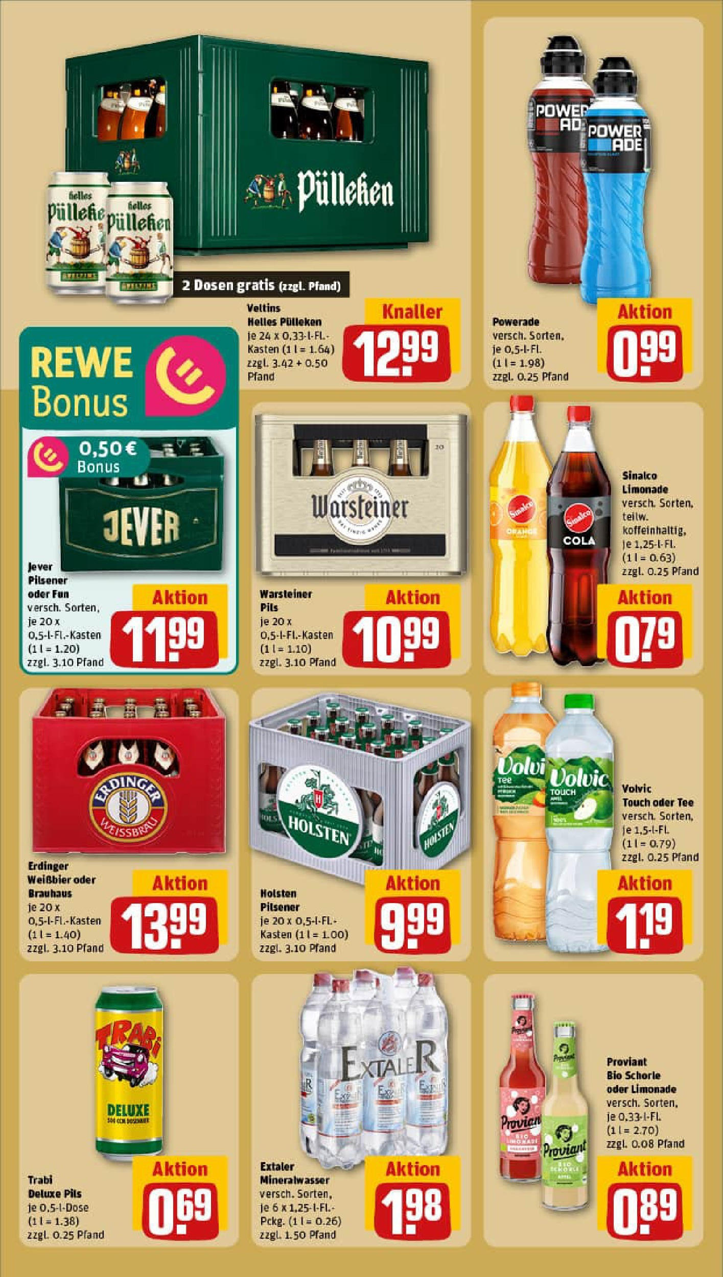 REWE Prospekt ab 20.07.2025 zum Blättern » Angebote | Seite: 20 | Produkte: Sinalco, Cola, Pils, Veltins