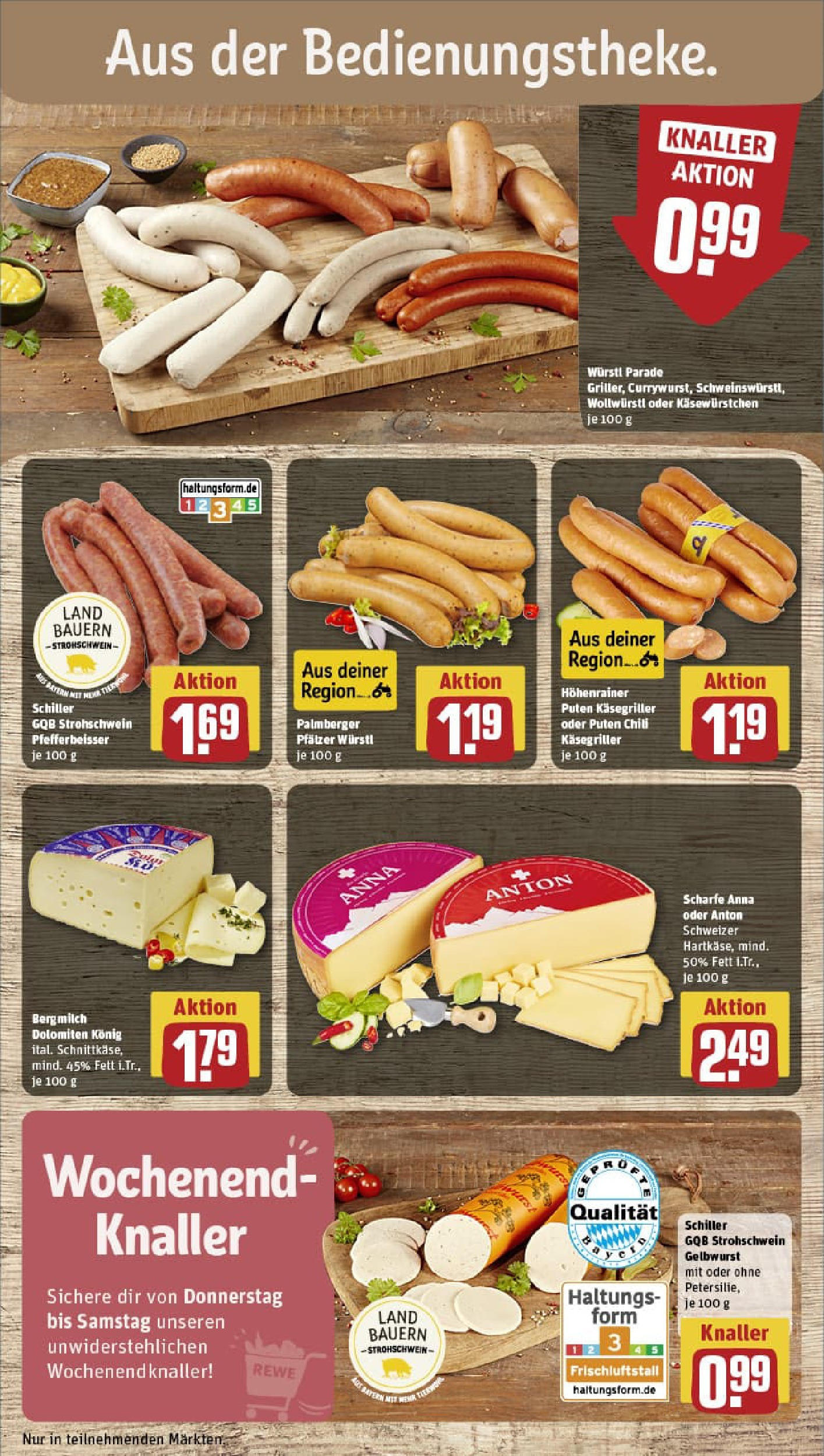 REWE Prospekt ab 20.07.2025 zum Blättern » Angebote | Seite: 11 | Produkte: Würstl, Chili, Petersilie