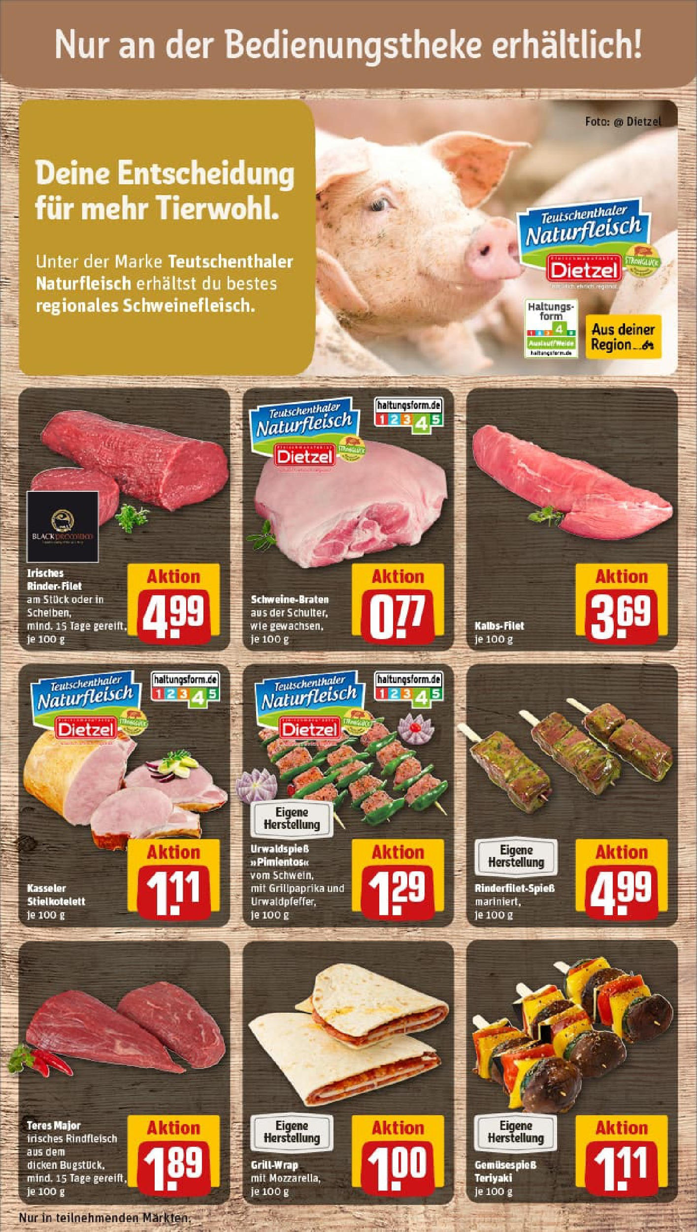 REWE Prospekt ab 20.07.2025 zum Blättern » Angebote | Seite: 10 | Produkte: Rinderfilet, Mozzarella, Rindfleisch