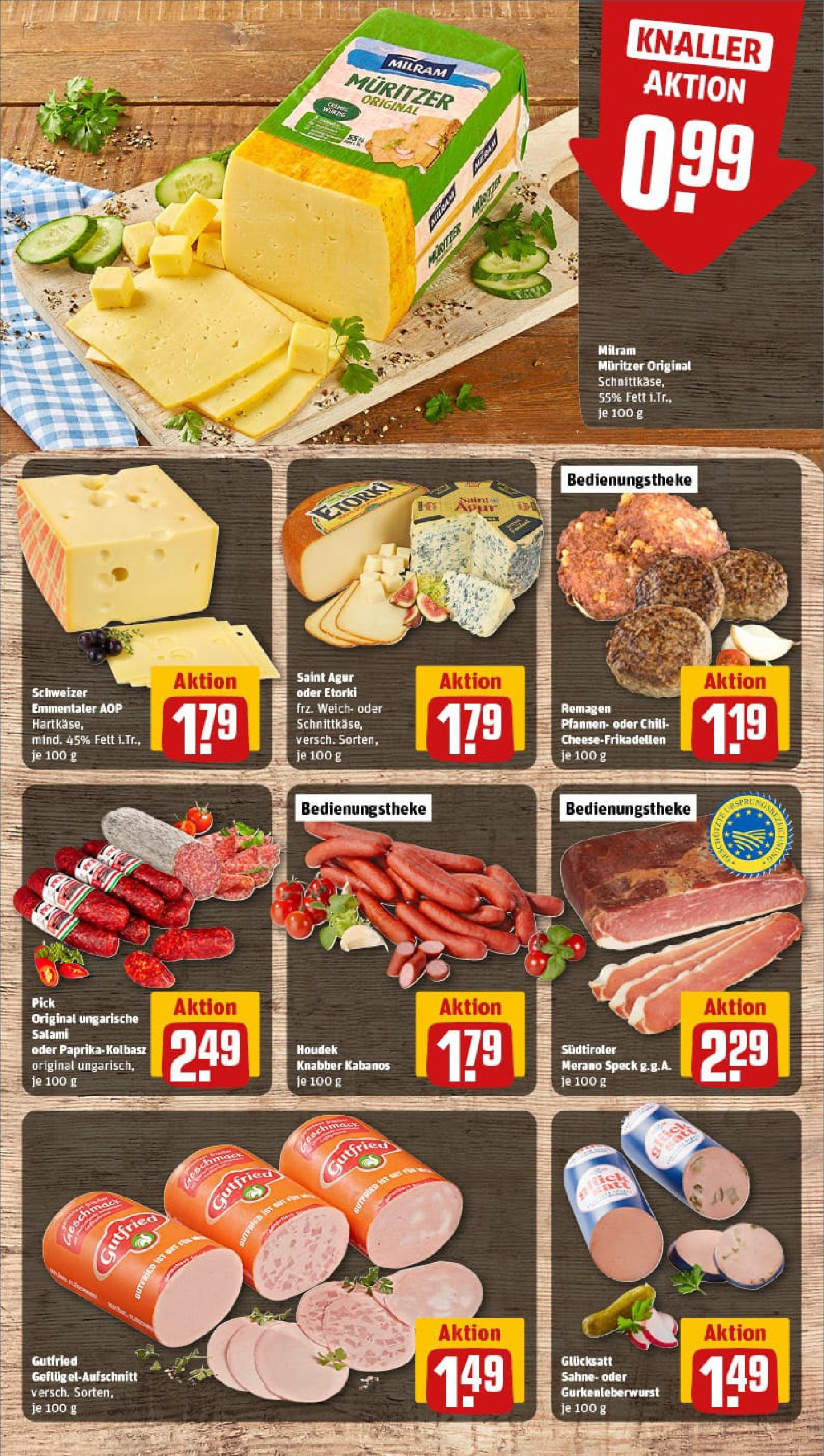 REWE Prospekt ab 20.07.2025 zum Blättern » Angebote | Seite: 9 | Produkte: Paprika, Milram, Chili, Sahne