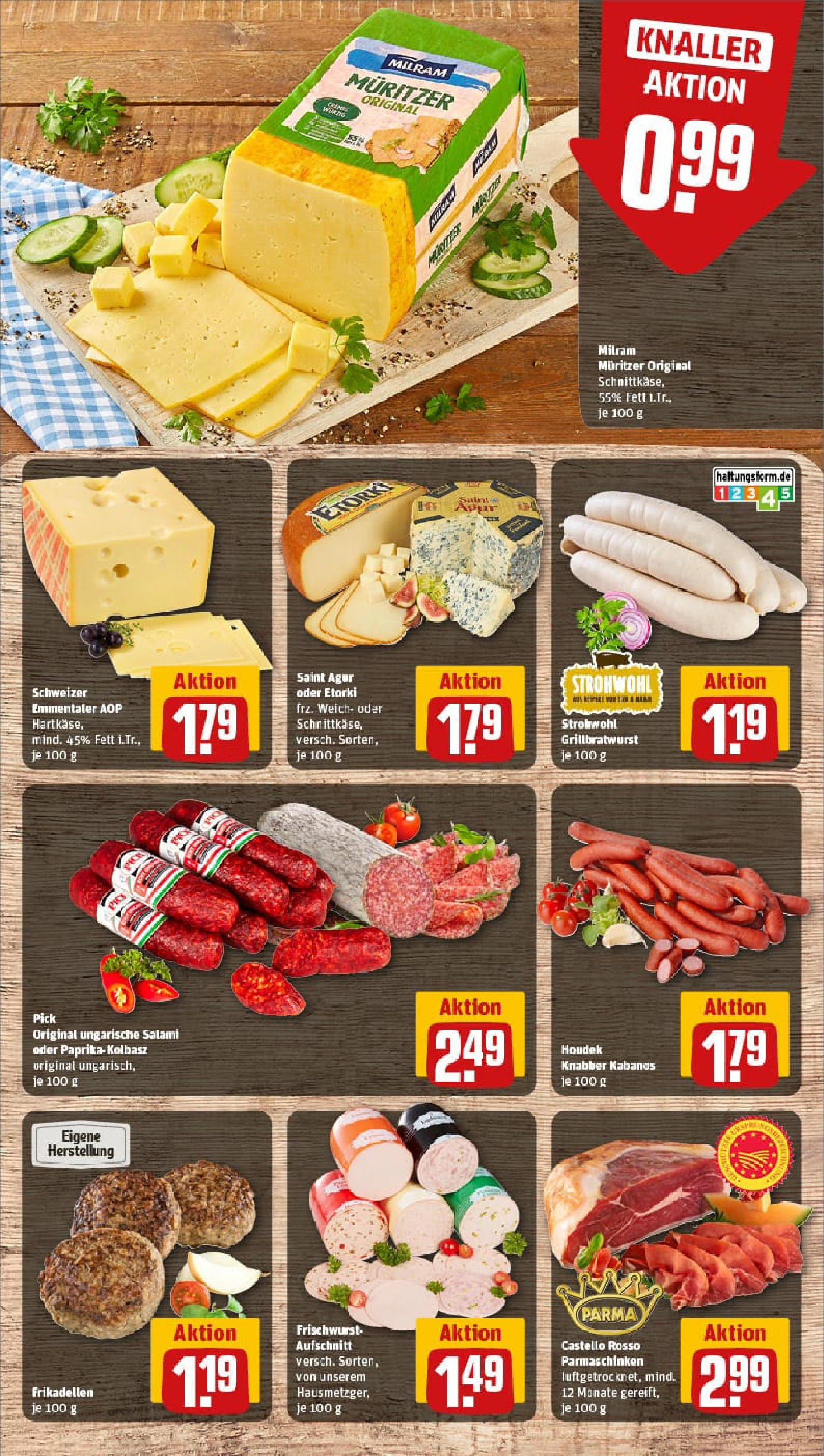 REWE Prospekt ab 20.07.2025 zum Blättern » Angebote | Seite: 9 | Produkte: Milram, Salami REWE Prospekt ab 20.07.2025 zum Blättern » Angebote | Seite: 9 | Produkte: Milram, Salami
