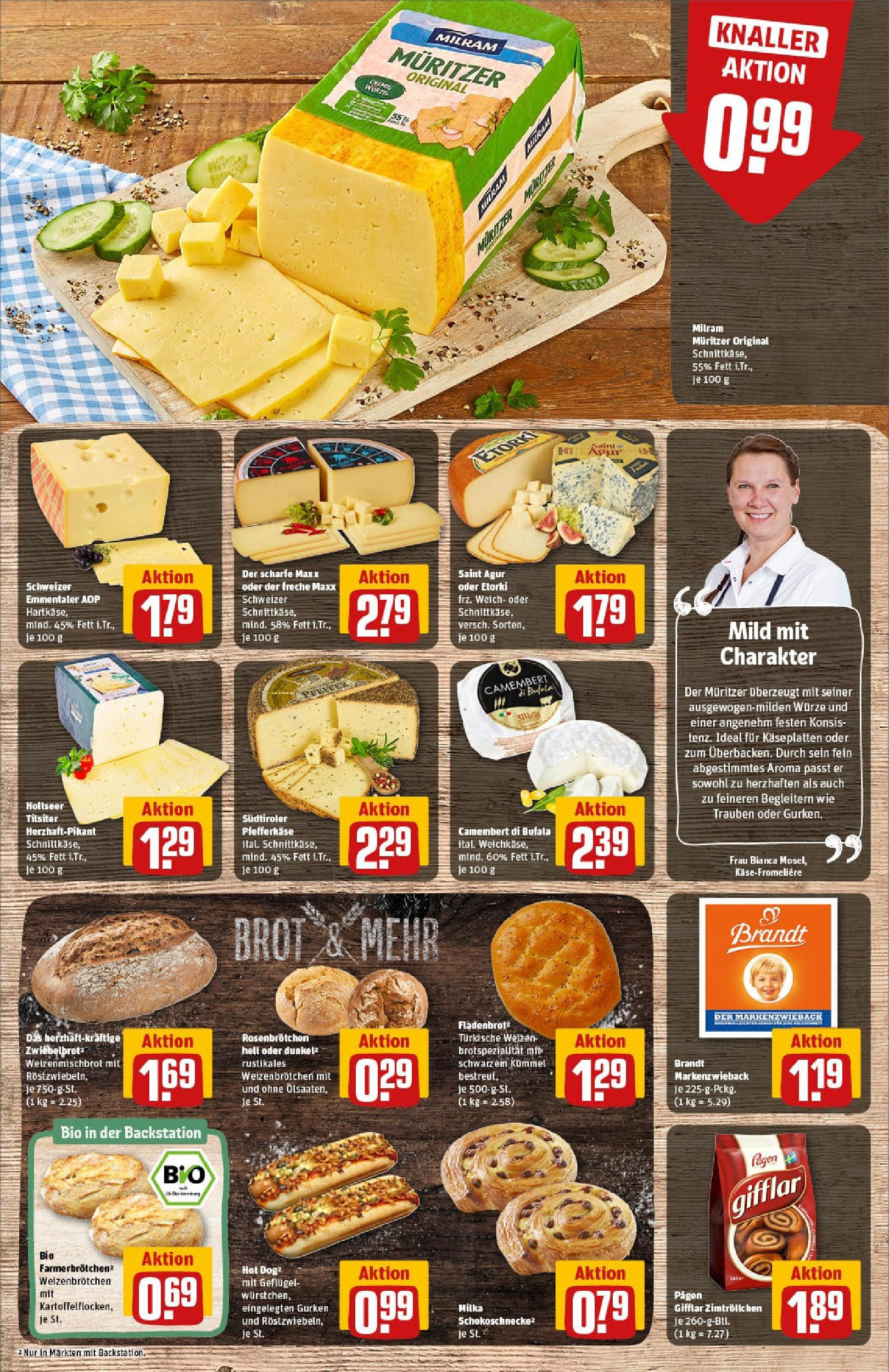 REWE Prospekt ab 20.07.2025 zum Blättern » Angebote | Seite: 11 | Produkte: Trauben, Milka, Milram, Brot