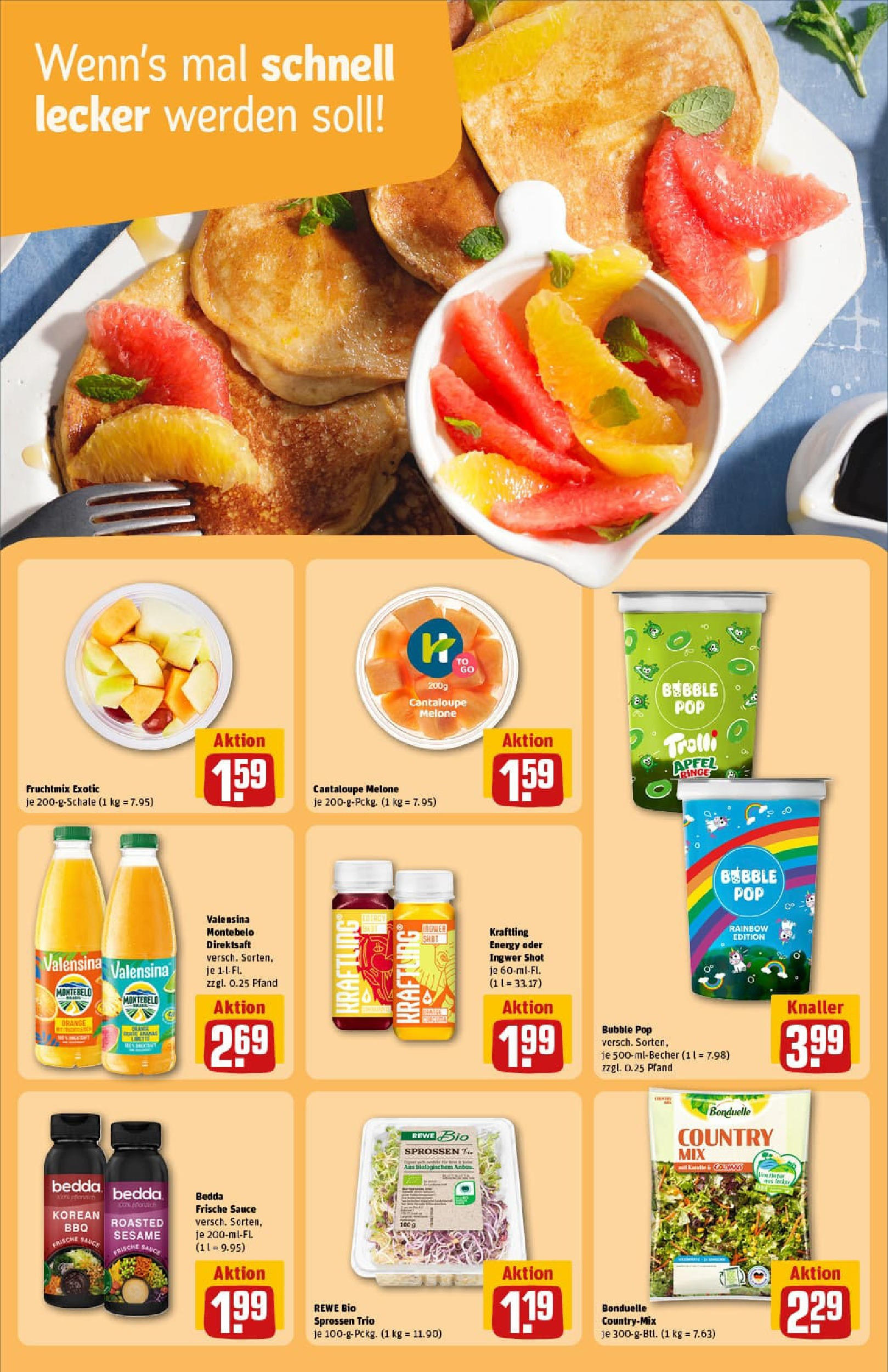 REWE Prospekt ab 20.07.2025 zum Blättern » Angebote | Seite: 25 | Produkte: Energy, Äpfel, Valensina, Melone