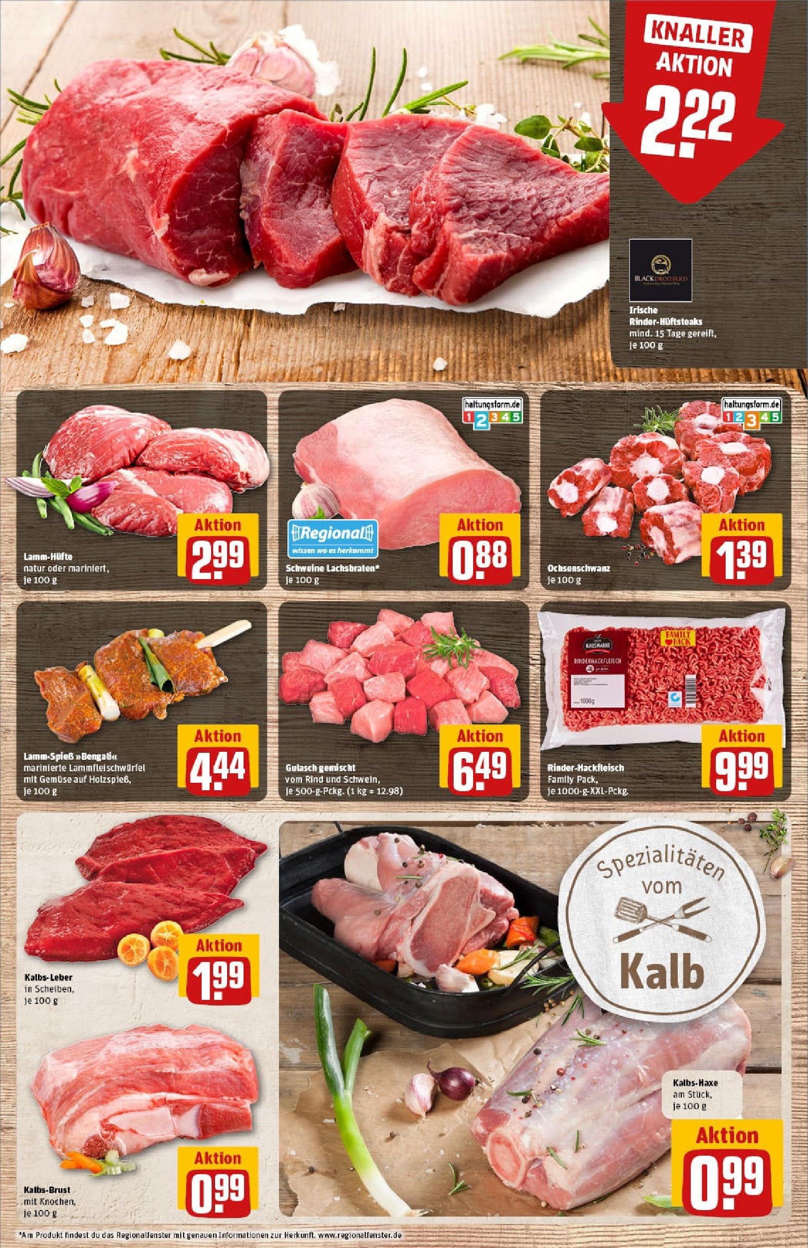 REWE Prospekt ab 20.07.2025 zum Blättern » Angebote | Seite: 9 | Produkte: Gemüse, Gulasch, Steak
