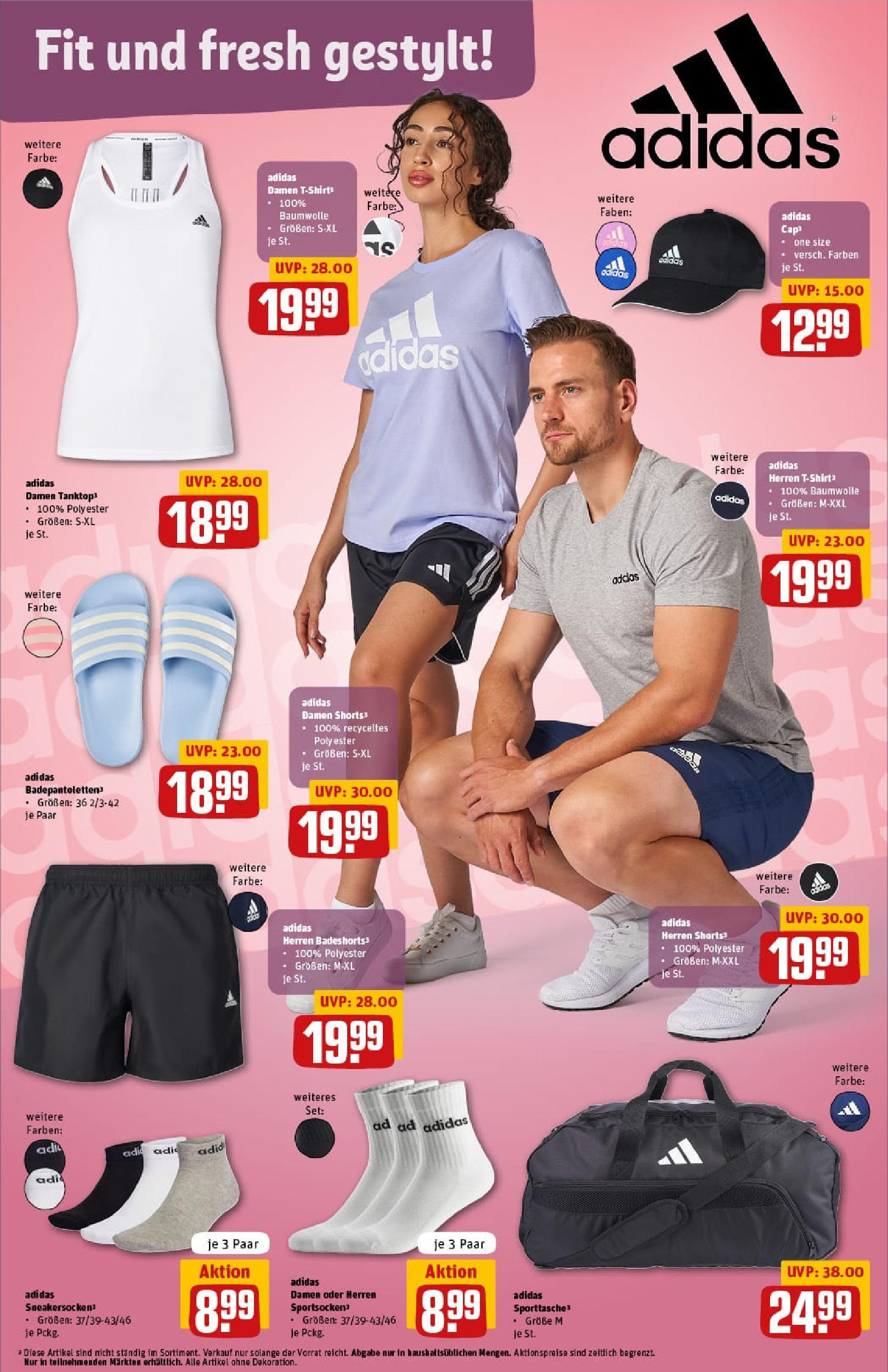 REWE Prospekt ab 20.07.2025 zum Blättern » Angebote | Seite: 32 | Produkte: Badeshorts, T-Shirt, Tanktop