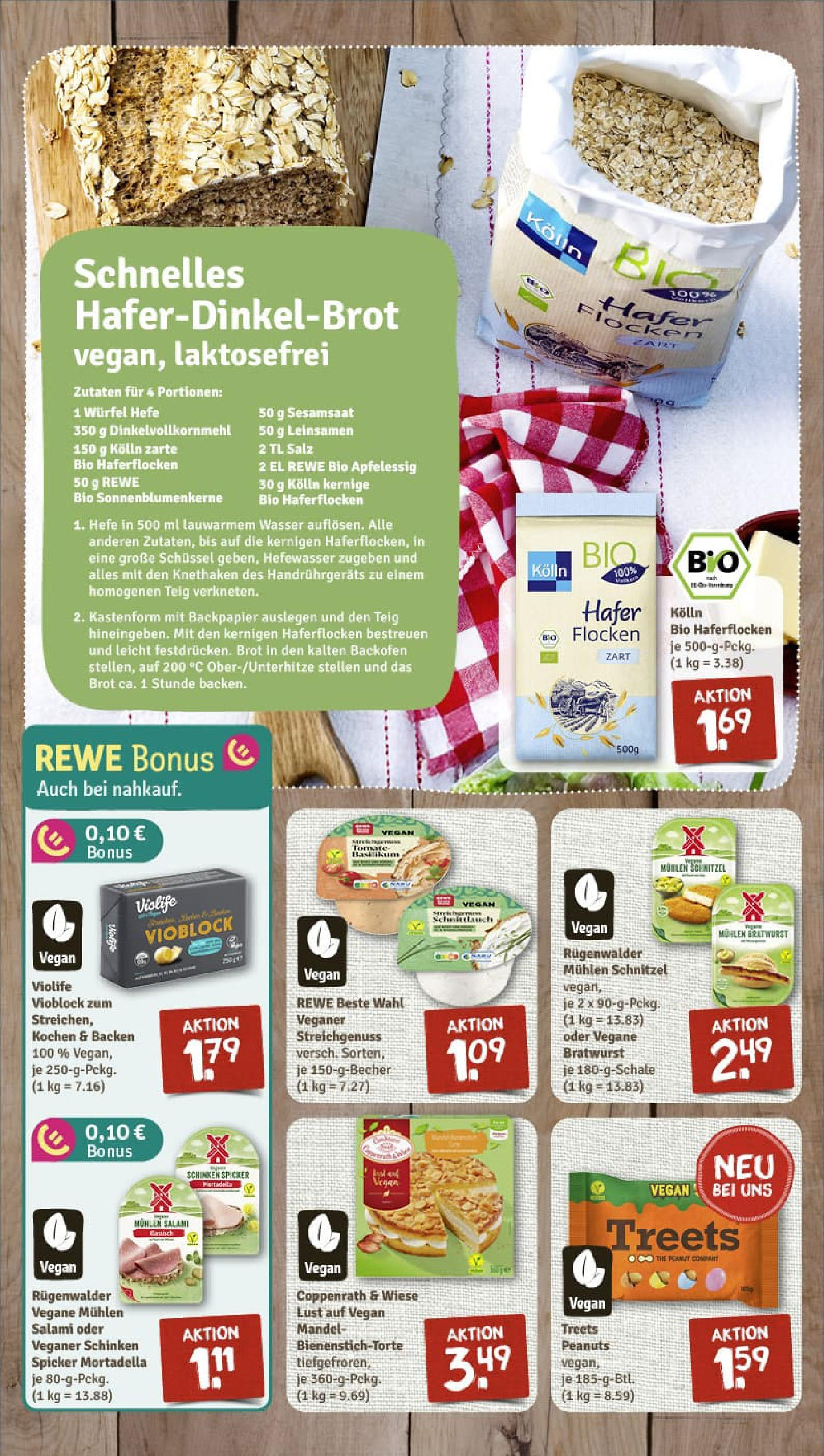 REWE Prospekt ab 20.07.2025 zum Blättern » Angebote | Seite: 6 | Produkte: Kolln, Salz, Salami, Flocken