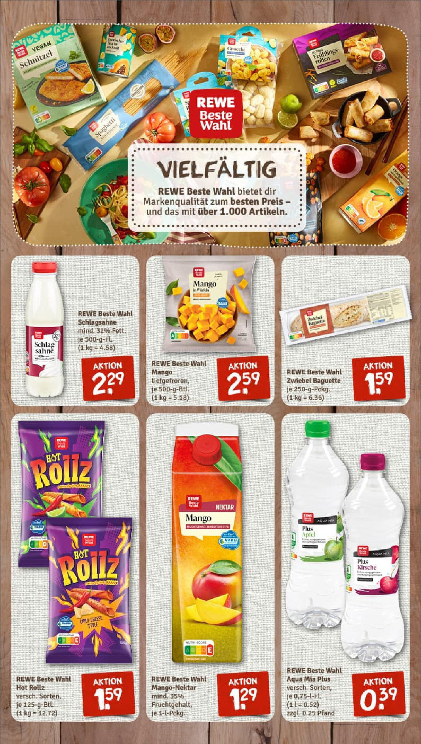 REWE Prospekt ab 20.07.2025 zum Blättern » Angebote | Seite: 7 | Produkte: Äpfel, Baguette, Schnitzel, Chips REWE Prospekt ab 20.07.2025 zum Blättern » Angebote | Seite: 7 | Produkte: Äpfel, Baguette, Schnitzel, Chips