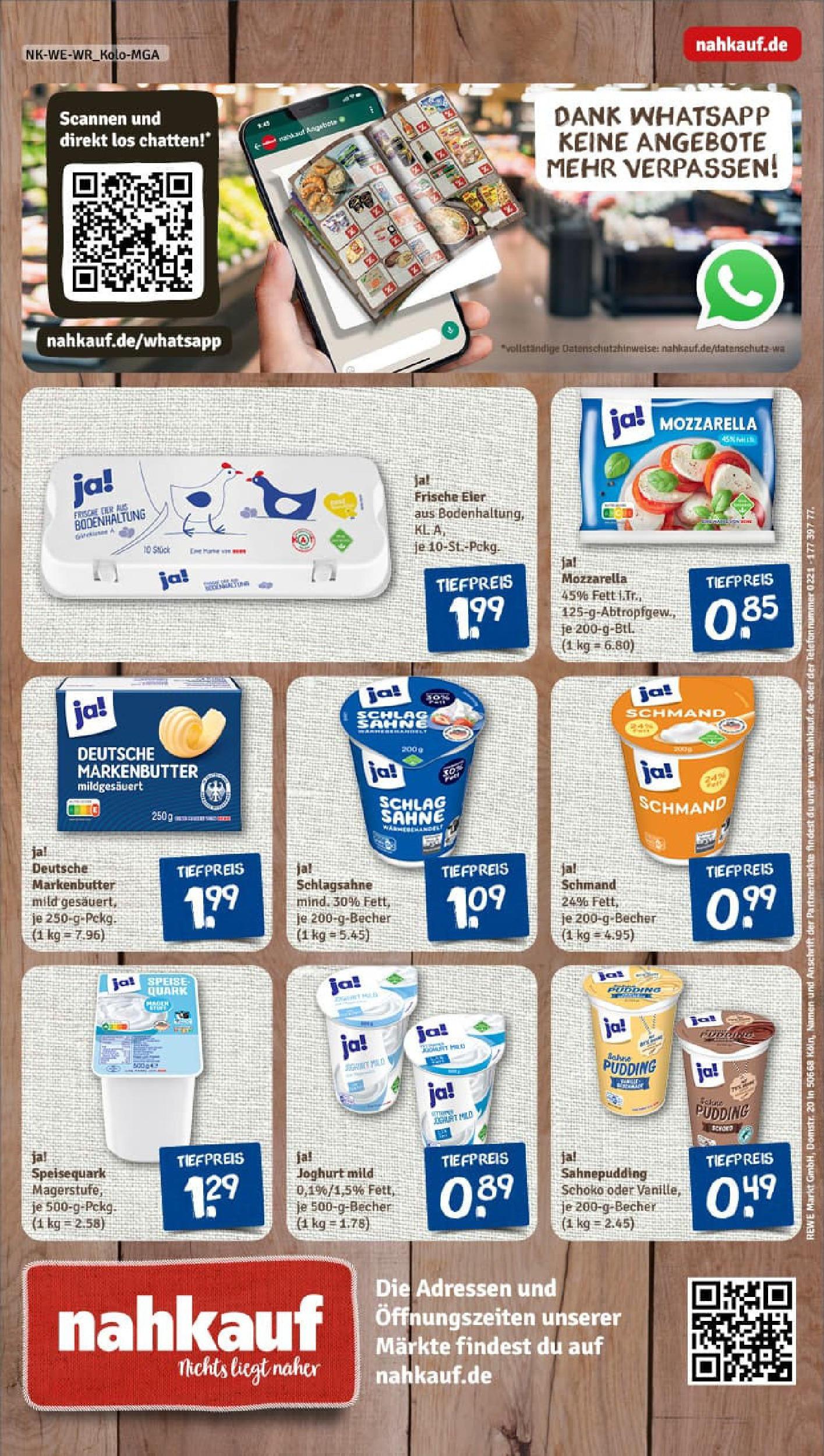 REWE Prospekt ab 20.07.2025 zum Blättern » Angebote | Seite: 8 | Produkte: Quark, Eier, Sahne, Speisequark