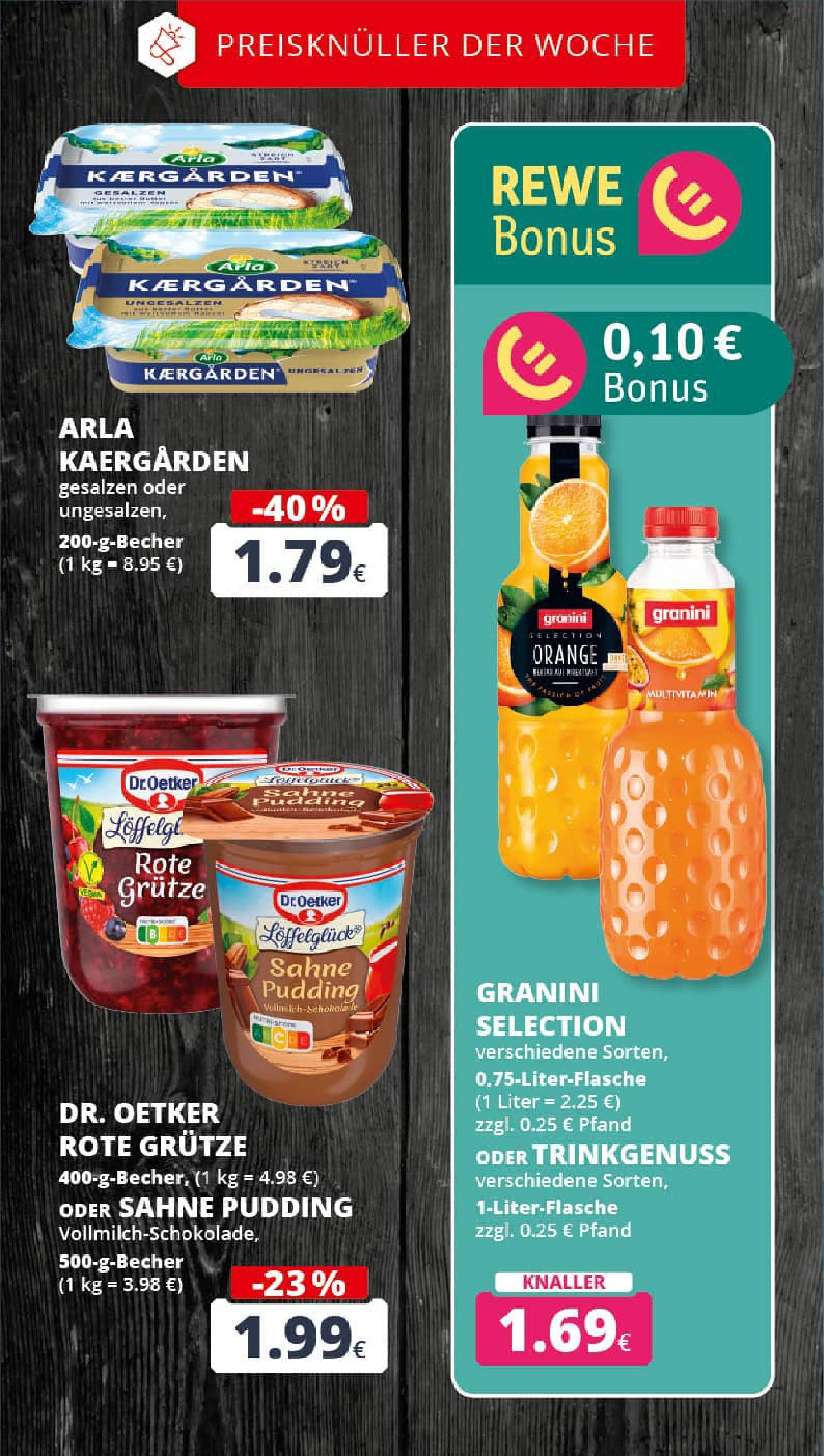 REWE Prospekt ab 20.07.2025 zum Blättern » Angebote | Seite: 3 | Produkte: Pudding, Granini, Sahne REWE Prospekt ab 20.07.2025 zum Blättern » Angebote | Seite: 3 | Produkte: Pudding, Granini, Sahne