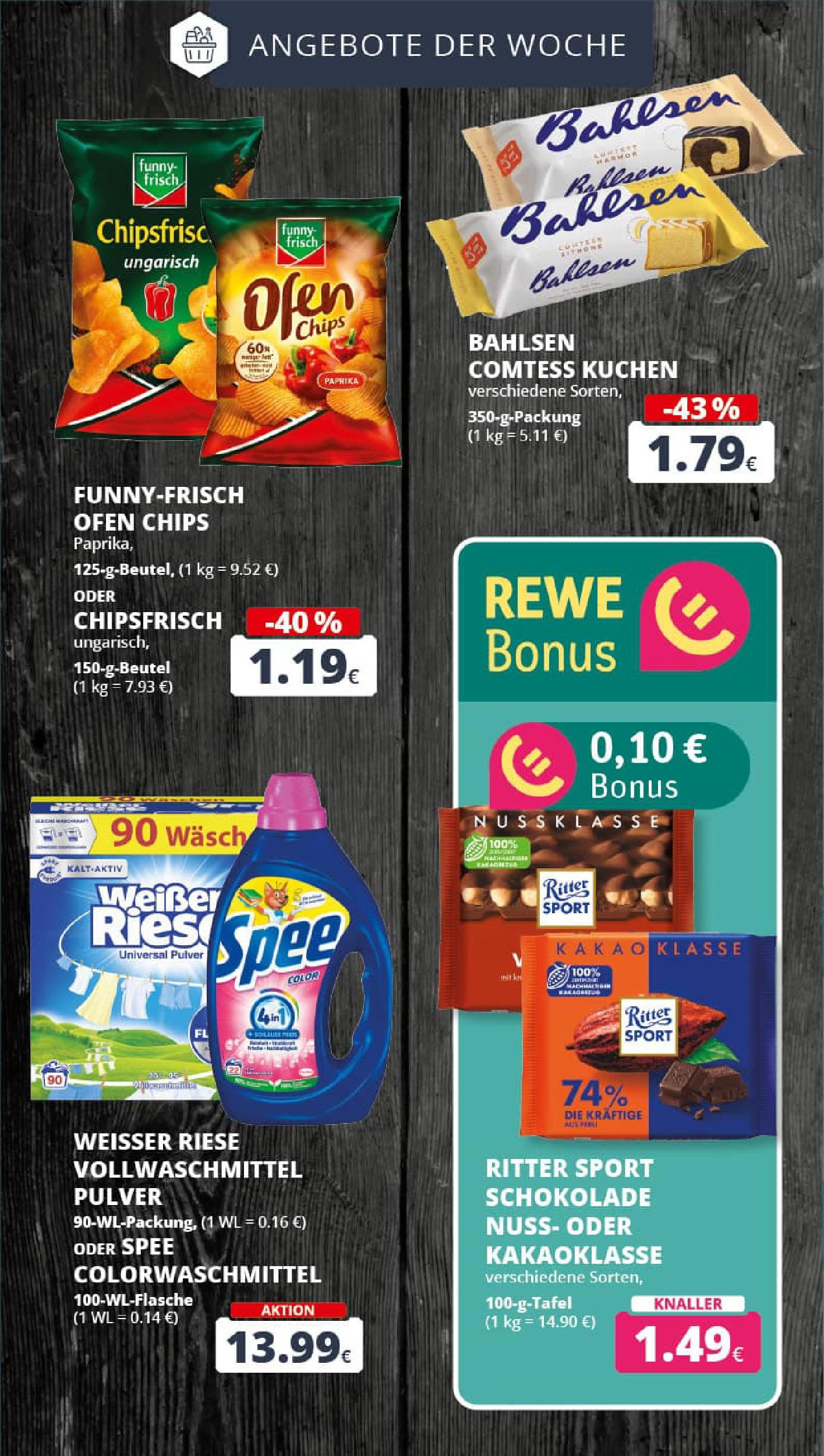 REWE Prospekt ab 20.07.2025 zum Blättern » Angebote | Seite: 6 | Produkte: Schokolade, Spee, Paprika, Kuchen REWE Prospekt ab 20.07.2025 zum Blättern » Angebote | Seite: 6 | Produkte: Schokolade, Spee, Paprika, Kuchen