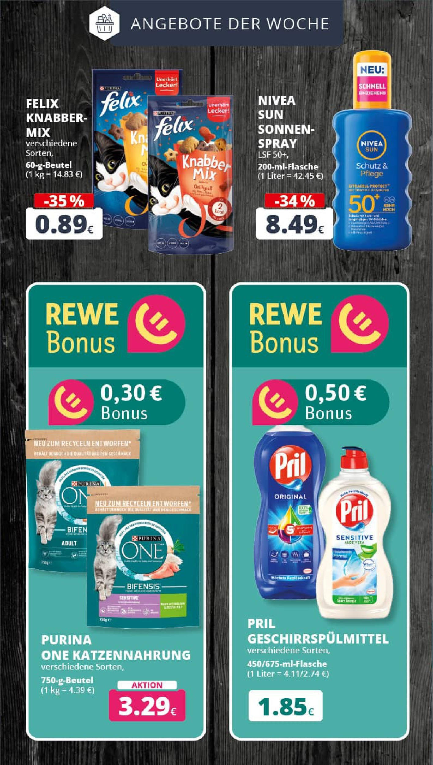 REWE Prospekt ab 20.07.2025 zum Blättern » Angebote | Seite: 7 | Produkte: Purina one, Geschirrspülmittel, Pril REWE Prospekt ab 20.07.2025 zum Blättern » Angebote | Seite: 7 | Produkte: Purina one, Geschirrspülmittel, Pril