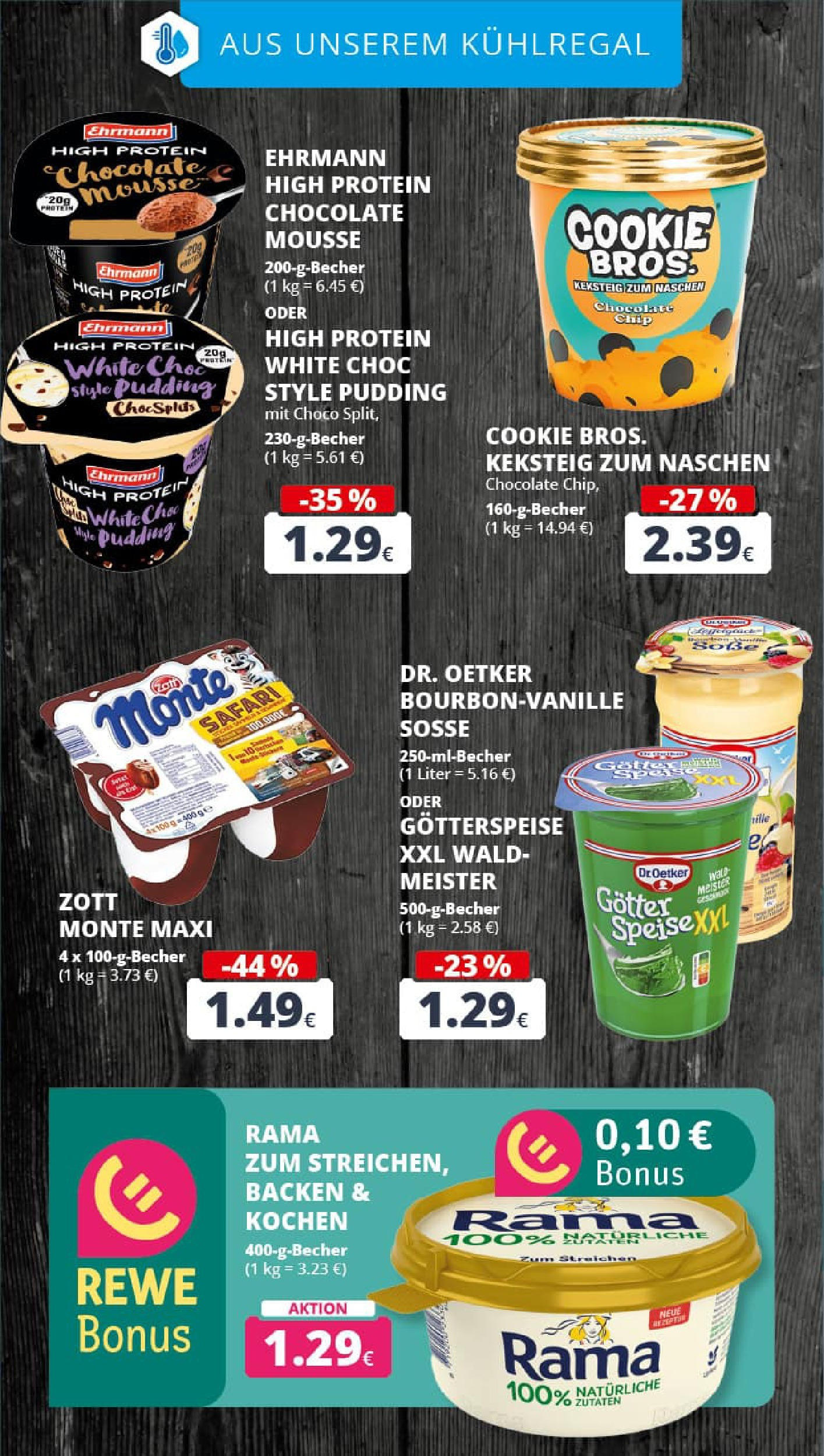 REWE Prospekt ab 20.07.2025 zum Blättern » Angebote | Seite: 14 | Produkte: Margarine, Rama, Pudding, Soße REWE Prospekt ab 20.07.2025 zum Blättern » Angebote | Seite: 14 | Produkte: Margarine, Rama, Pudding, Soße