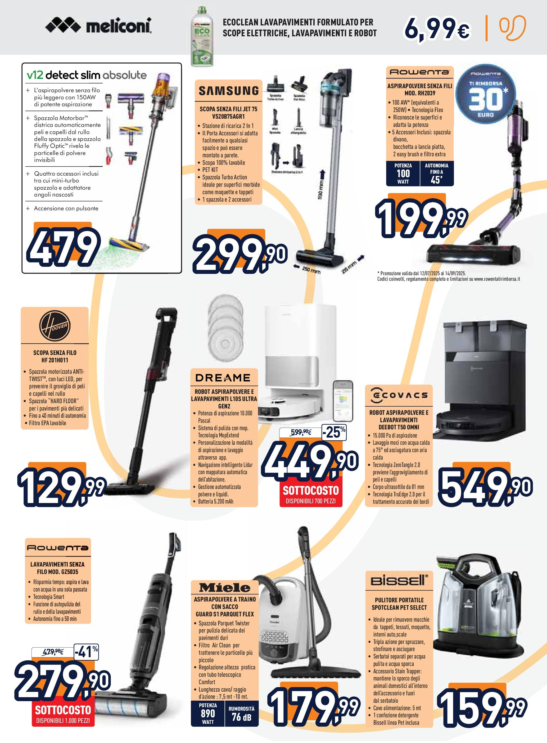 Nuovo Volantino Unieuro	 dal 17/07/2025 > offerte anteprima 🛍️ | Pagina: 17 | Prodotti: Aspirapolvere senza fili, Cavo, Adattatore, Robot