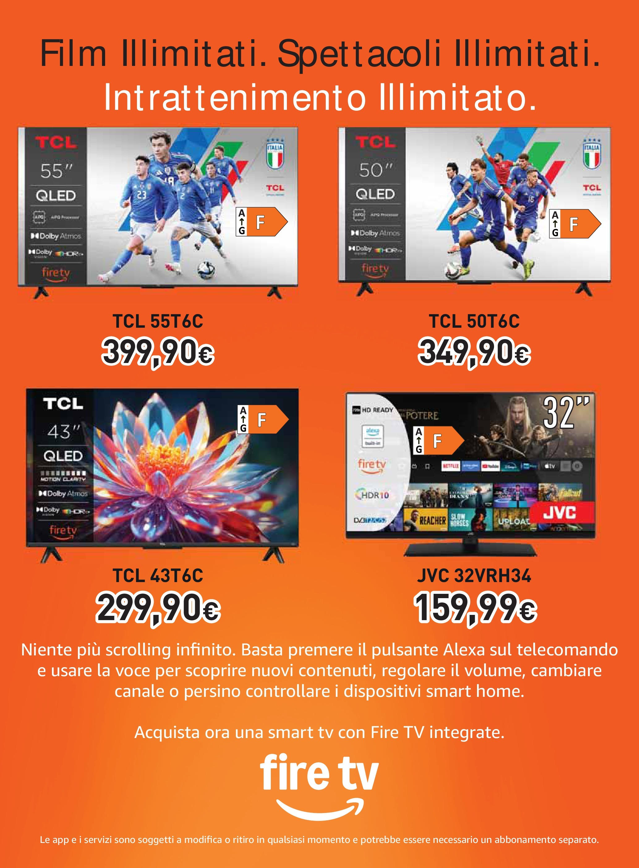 Nuovo Volantino Unieuro	 dal 17/07/2025 > offerte anteprima 🛍️ | Pagina: 5 | Prodotti: Telecomando, smart TV, TV