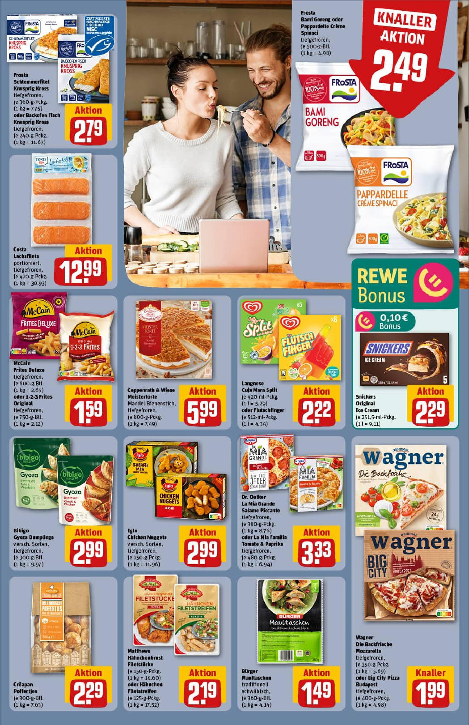 REWE Prospekt ab 20.07.2025 zum Blättern » Angebote | Seite: 17 | Produkte: Mozzarella, Paprika, Maultaschen, Hahnchenbrust