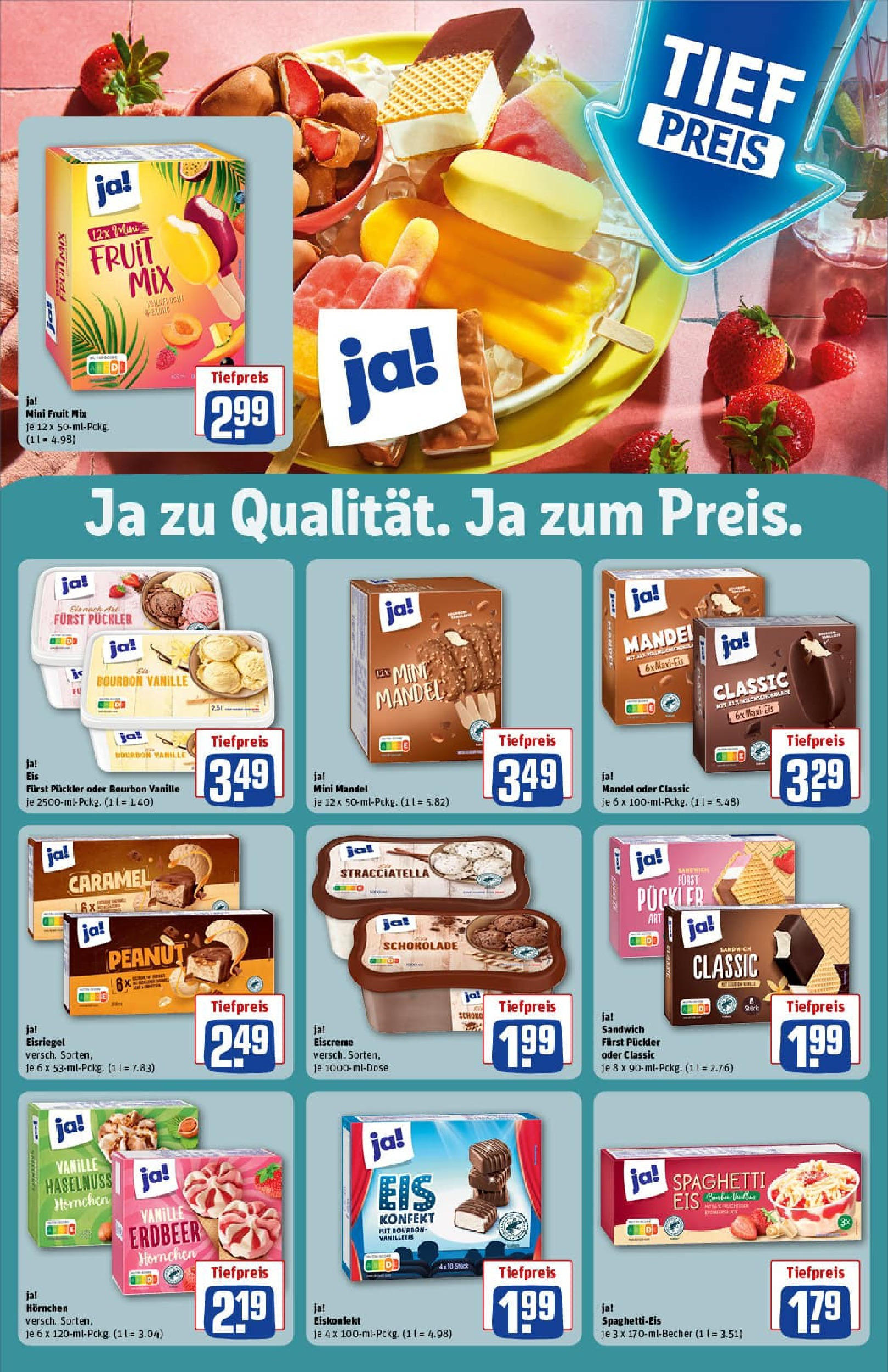 REWE Prospekt ab 20.07.2025 zum Blättern » Angebote | Seite: 27 | Produkte: Schokolade, Eiscreme, Bourbon, Eis