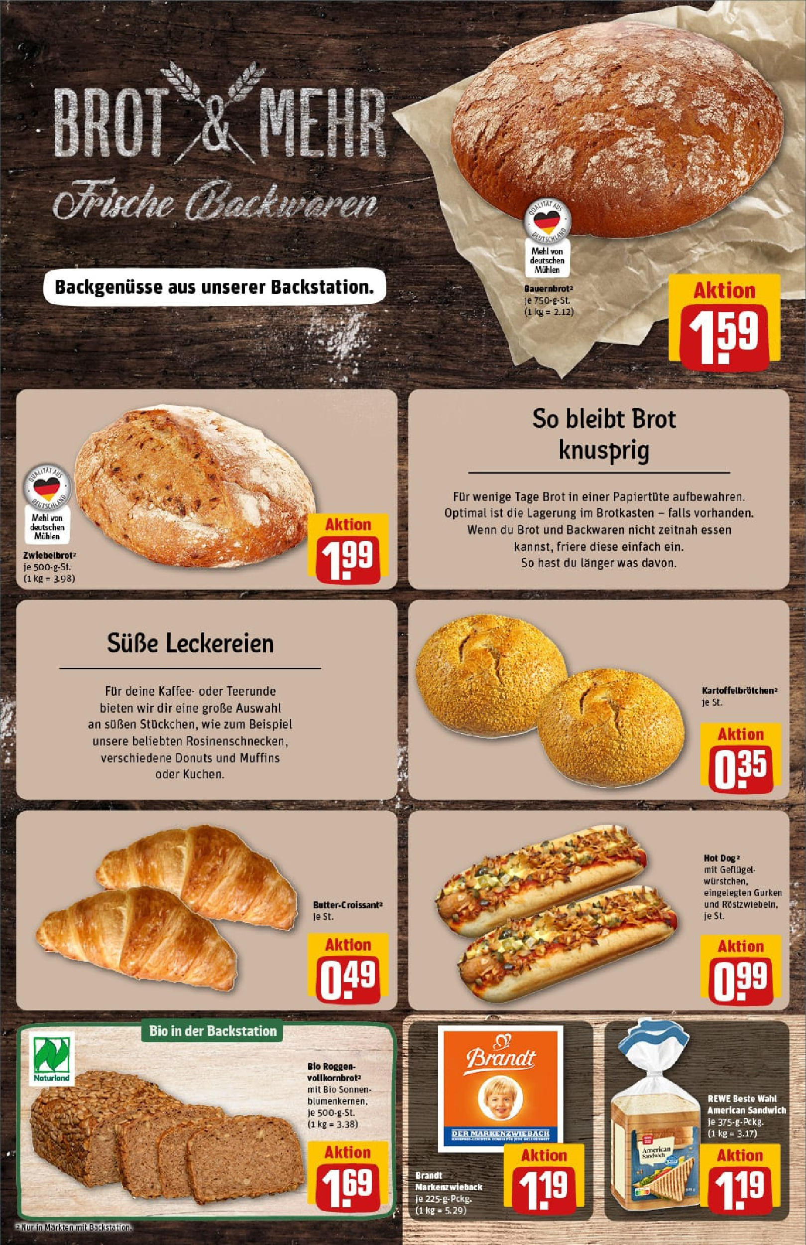 REWE Prospekt ab 20.07.2025 zum Blättern » Angebote | Seite: 12 | Produkte: Mehl, Kaffee, Brot, Gurken
