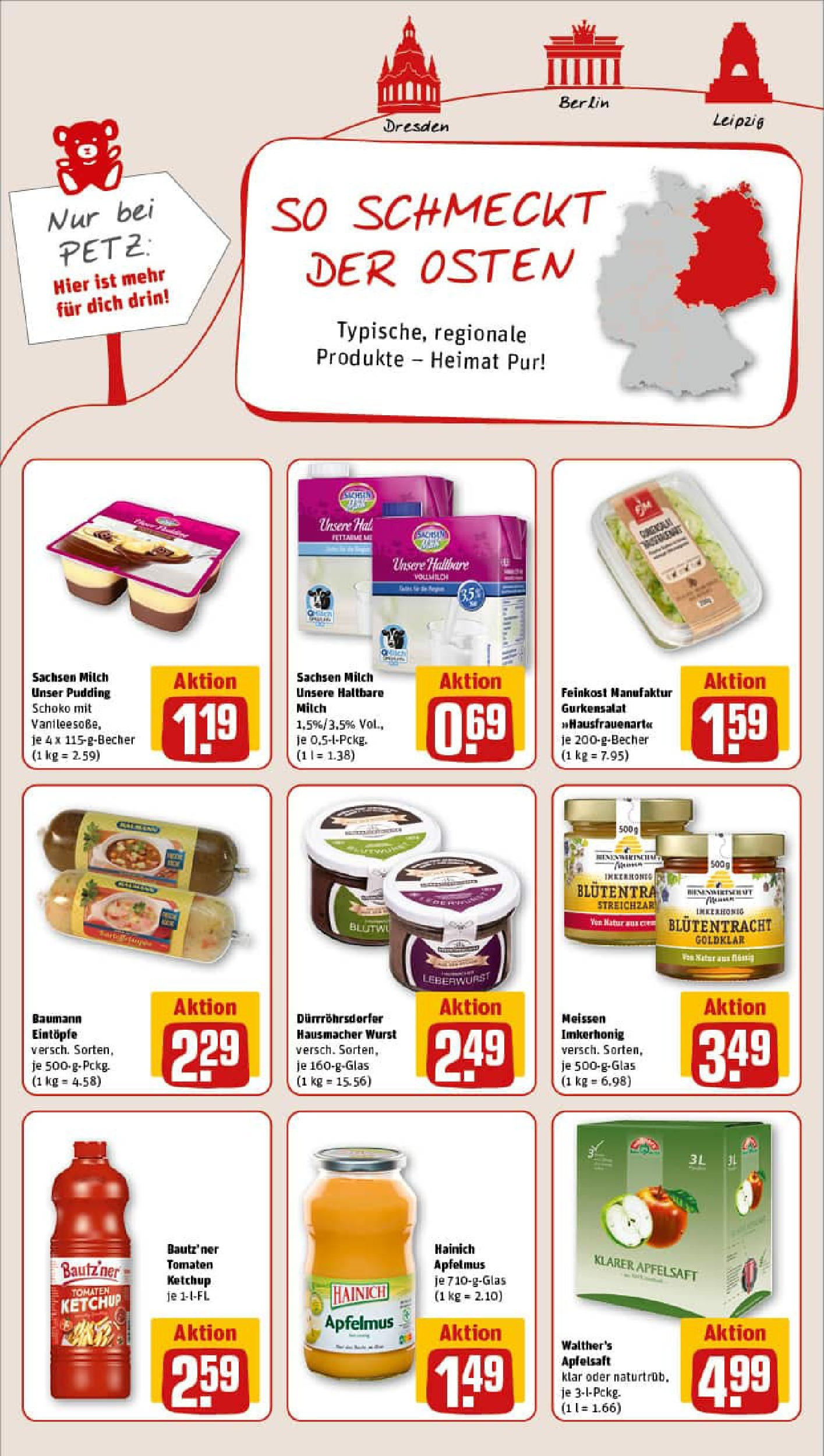 REWE Prospekt ab 20.07.2025 zum Blättern » Angebote | Seite: 10 | Produkte: Haltbare milch, Apfelsaft, Wurst, Ketchup