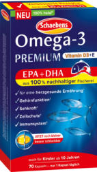 Schaebens Omega-3 Premium Lachsöl Kapseln 70 St