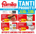 Famila Tanti prodotti da 0,50 euro a 3,00 euro - al 30.07.2025