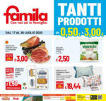 Famila Tanti prodotti da 0,50 euro a 3,00 euro - al 30.07.2025